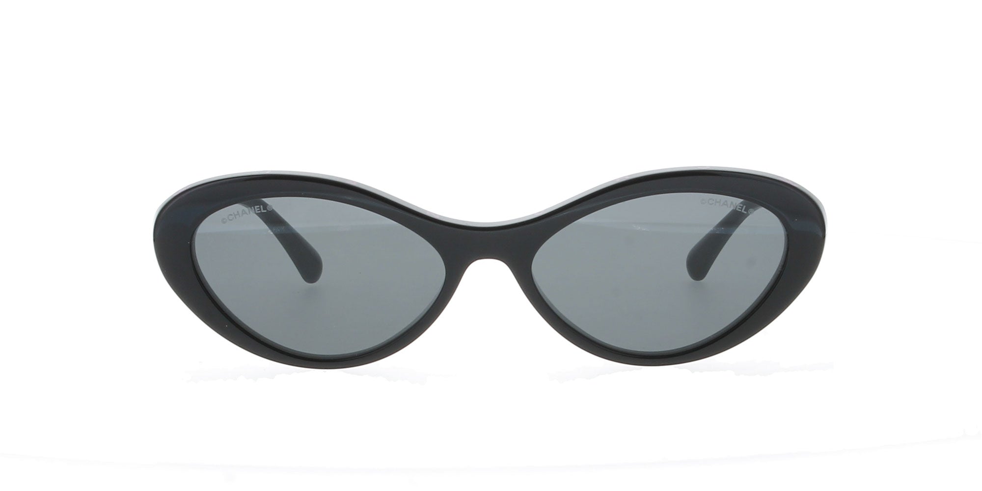 Chanel Oval Black & Pink Sunglasses for Women - Luxury Designer Shades for Summer, Beach & Outdoor Fashion