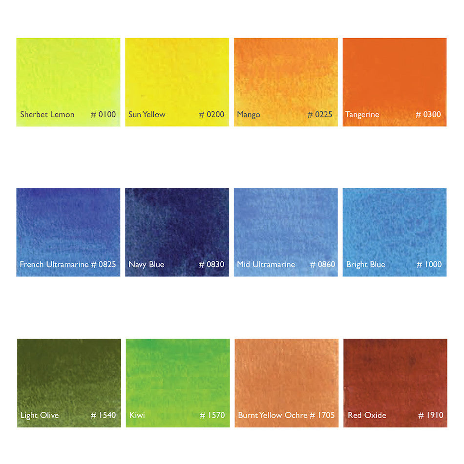 Derwent Inktense Paint Pan Refill - Vibrant Watercolor Pencils for Artists & Crafters - Perfect for Sketching, Coloring & Mixed Media Art