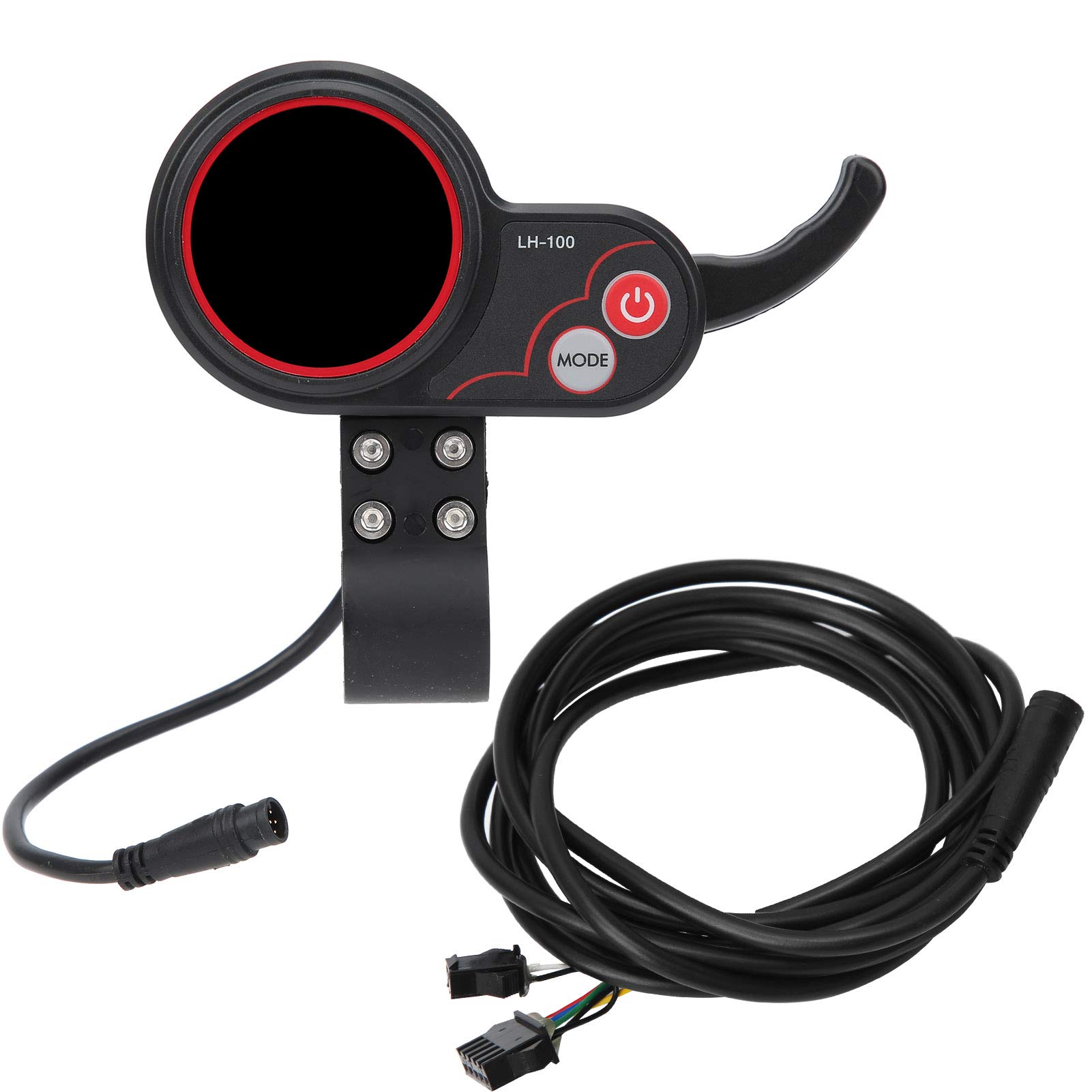 AWS TROE 36V Electric Thumb Throttle with LCD Display - Durable Plastic Throttle for Electric Skateboards, Scooters & E-Mountain Bikes - Perfect for Commuting, Off-Road Adventures & Home Use