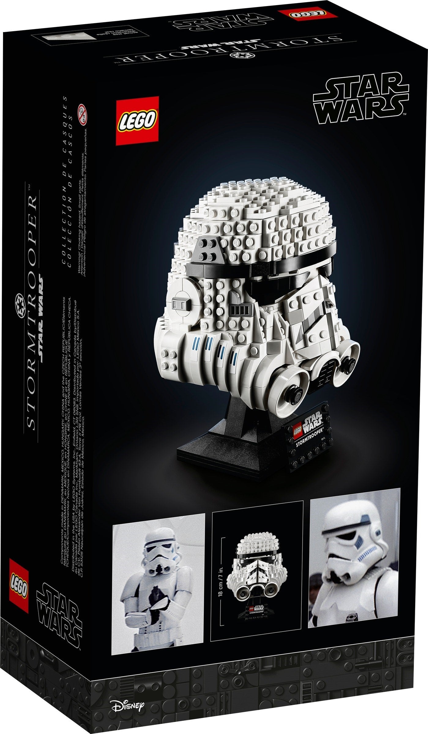 LEGO Star Wars Stormtrooper Helmet Building Kit (75276) - Collectible Display Model for Adults, Perfect for Home & Office Decor - Star Wars Fans Gift Idea