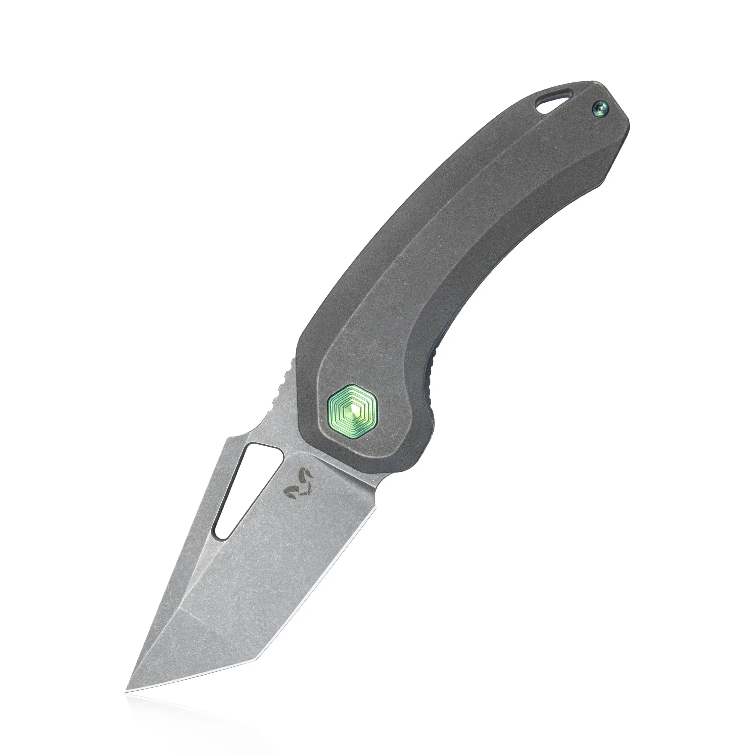 Oni XL Titanium - Premium Titanium Knife for Outdoor Adventures, Camping, and Survival Gear | Durable & Lightweight EDC Tool