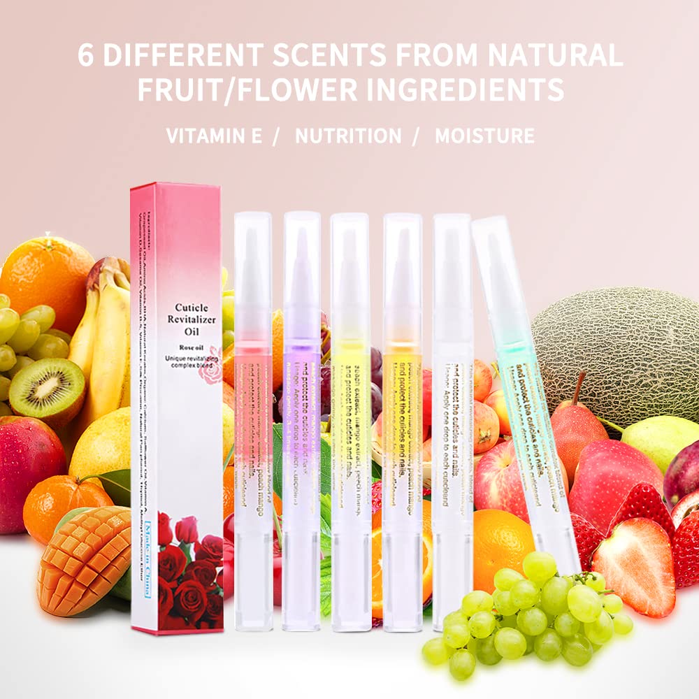 Nail Cuticle Oil Pen - Nourishing Nail Care Kit for Dry & Damaged Cuticles | Perfect for Manicures, Pedicures & At-Home Nail Repair