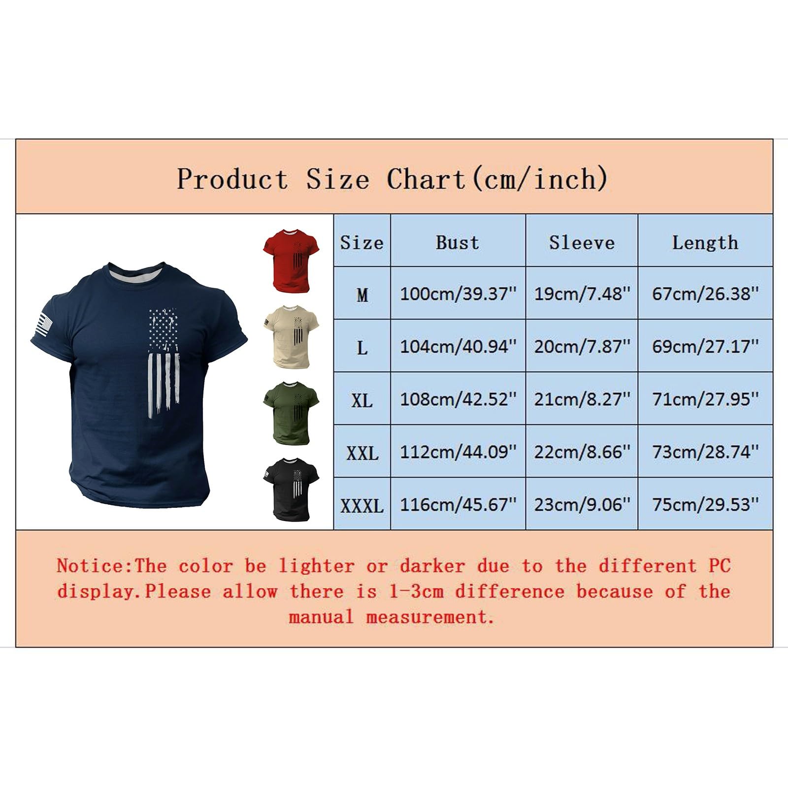 Men's American Flag Graphic T-Shirts - Patriotic 4th of July Activewear, Gym & Summer Hawaiian Shirts - Perfect for Independence Day Celebrations, Workouts & Beach Vacations