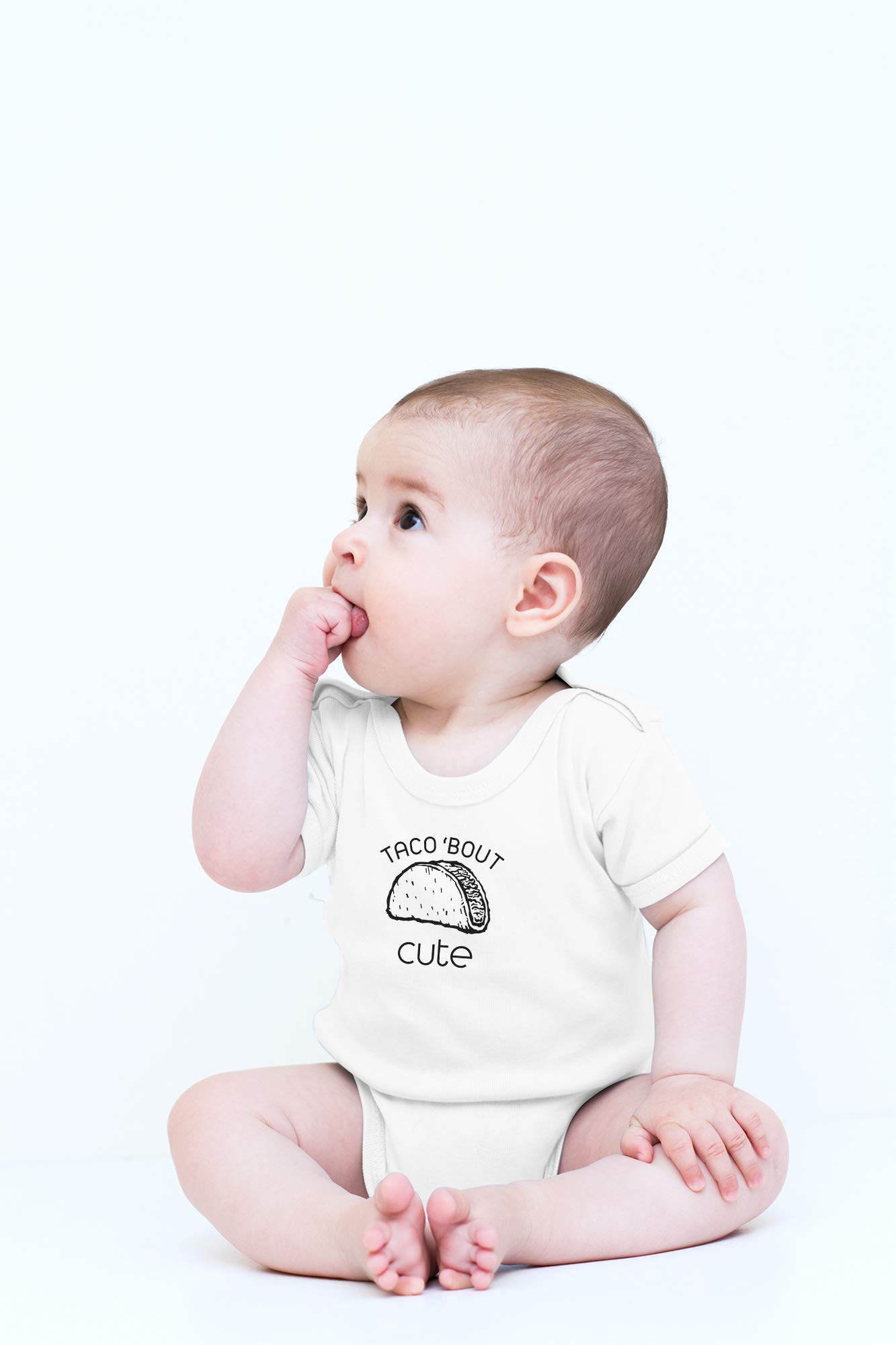 Funny Newborn Baby Bodysuit Outfits for Boys & Girls - Cute Taco Design - Perfect for Photoshoots, Birthdays & Playdates