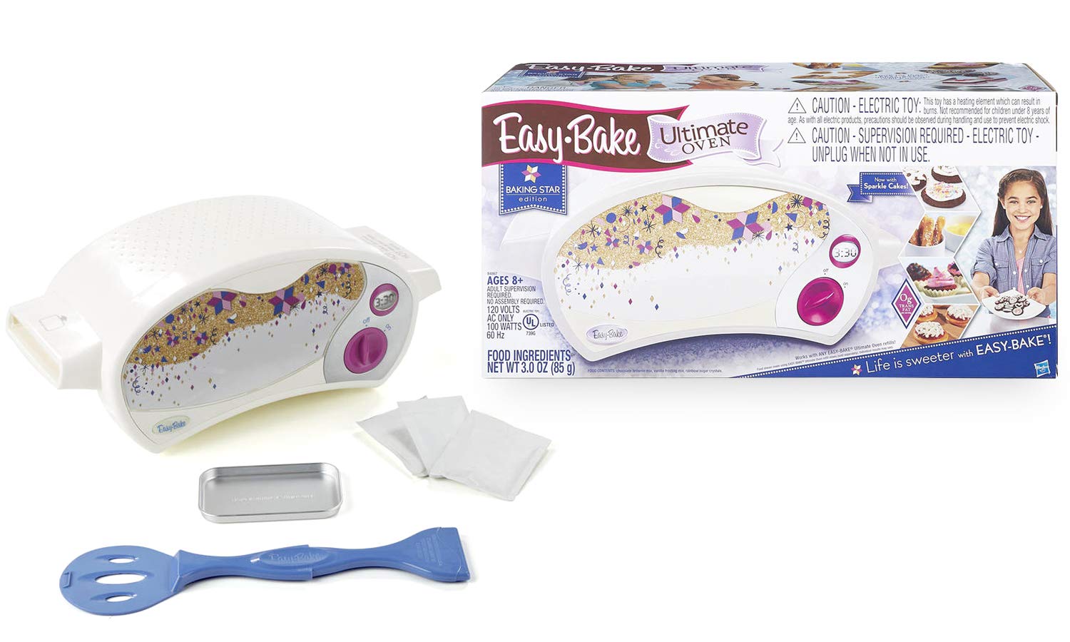 Easy Bake Ultimate Oven Gift Set for Kids - Little Chef Baking Kit with Red Velvet Cupcake Mix | Birthday & Holiday Present for Boys & Girls | Perfect for Pretend Play & Baking Fun at Home