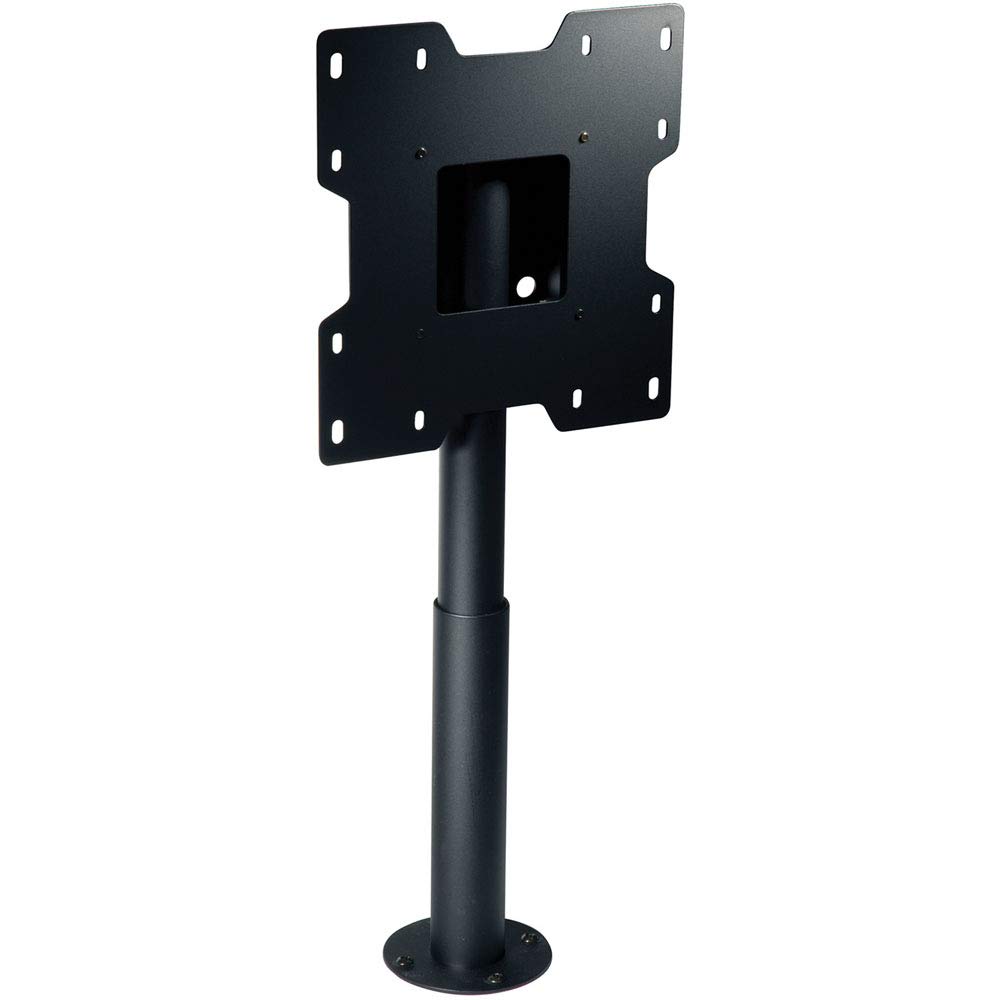 Black Desktop Swivel Mount - Adjustable Monitor Stand for Home & Office - Perfect for Dual Screen Setup, Gaming, and Workspace Ergonomics