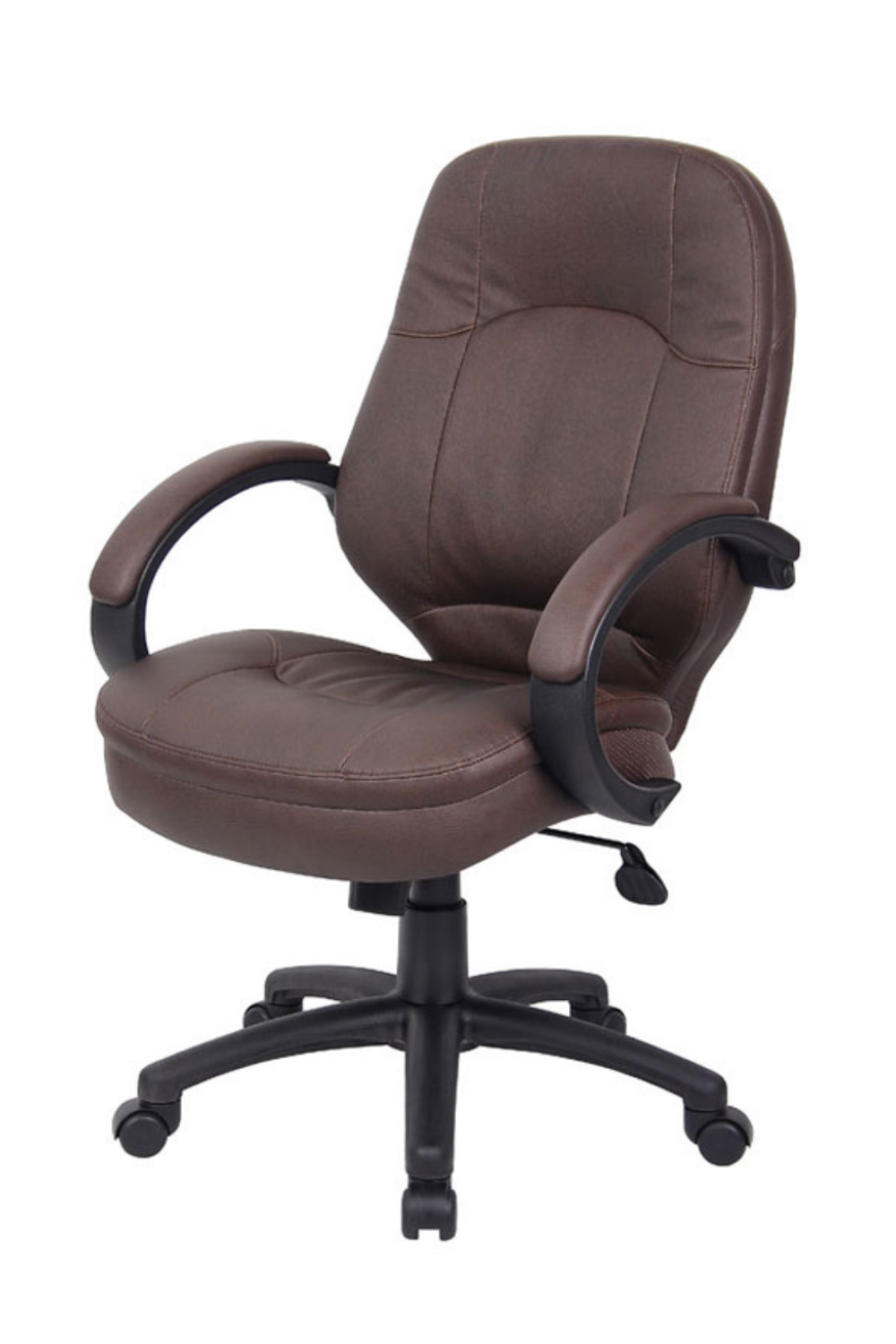 Premium B726 Executive LeatherPlus Office Chair - Ergonomic Managers Chair for Conference Rooms & Home Offices - Ideal for Long Work Hours & Professional Meetings