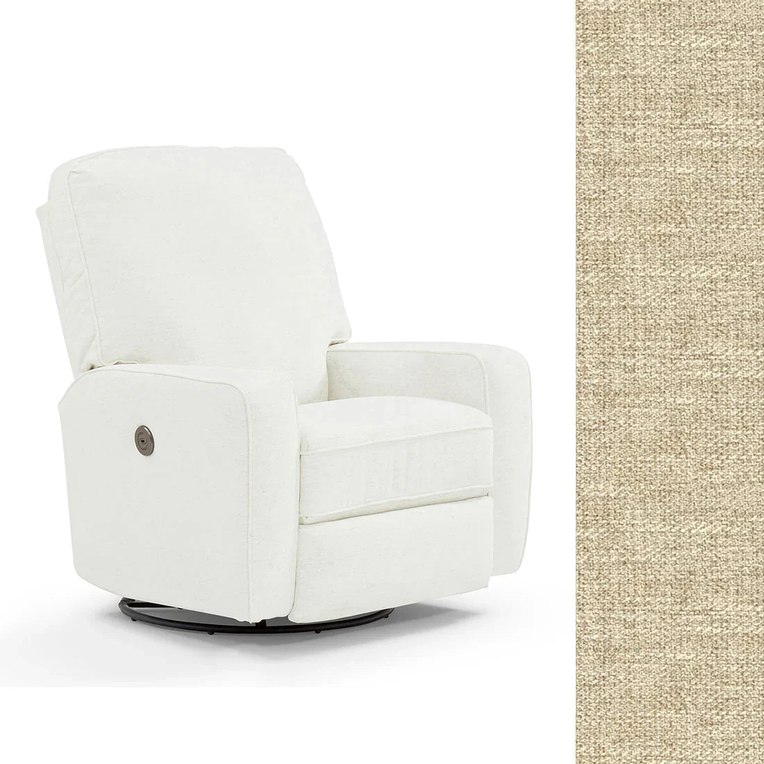 Best Bilana Power Swivel Glider Recliner Chair - Electric Lift Massage Living Room Chair with USB Ports, Perfect for Elderly, Nursing Homes & Home Theater Relaxation