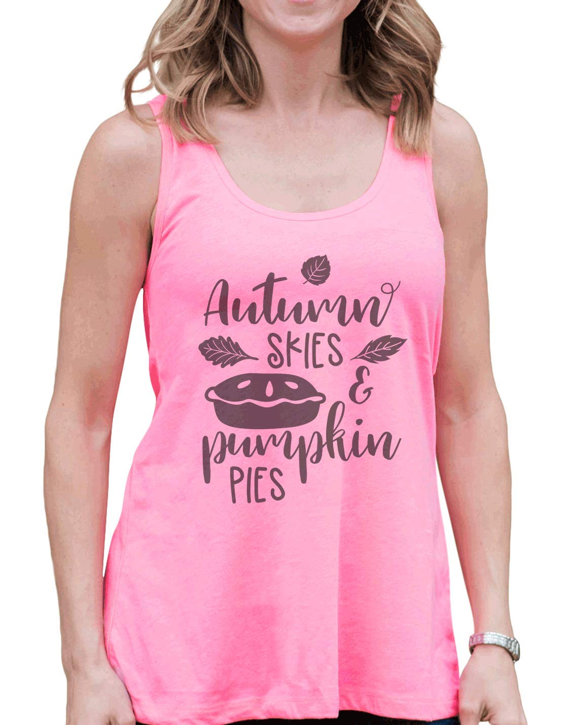 7 ate 9 Apparel Women's Fall Pumpkin Pie Graphic T-Shirt | Cute Autumn Thanksgiving Outfit for Casual Wear & Holiday Gatherings