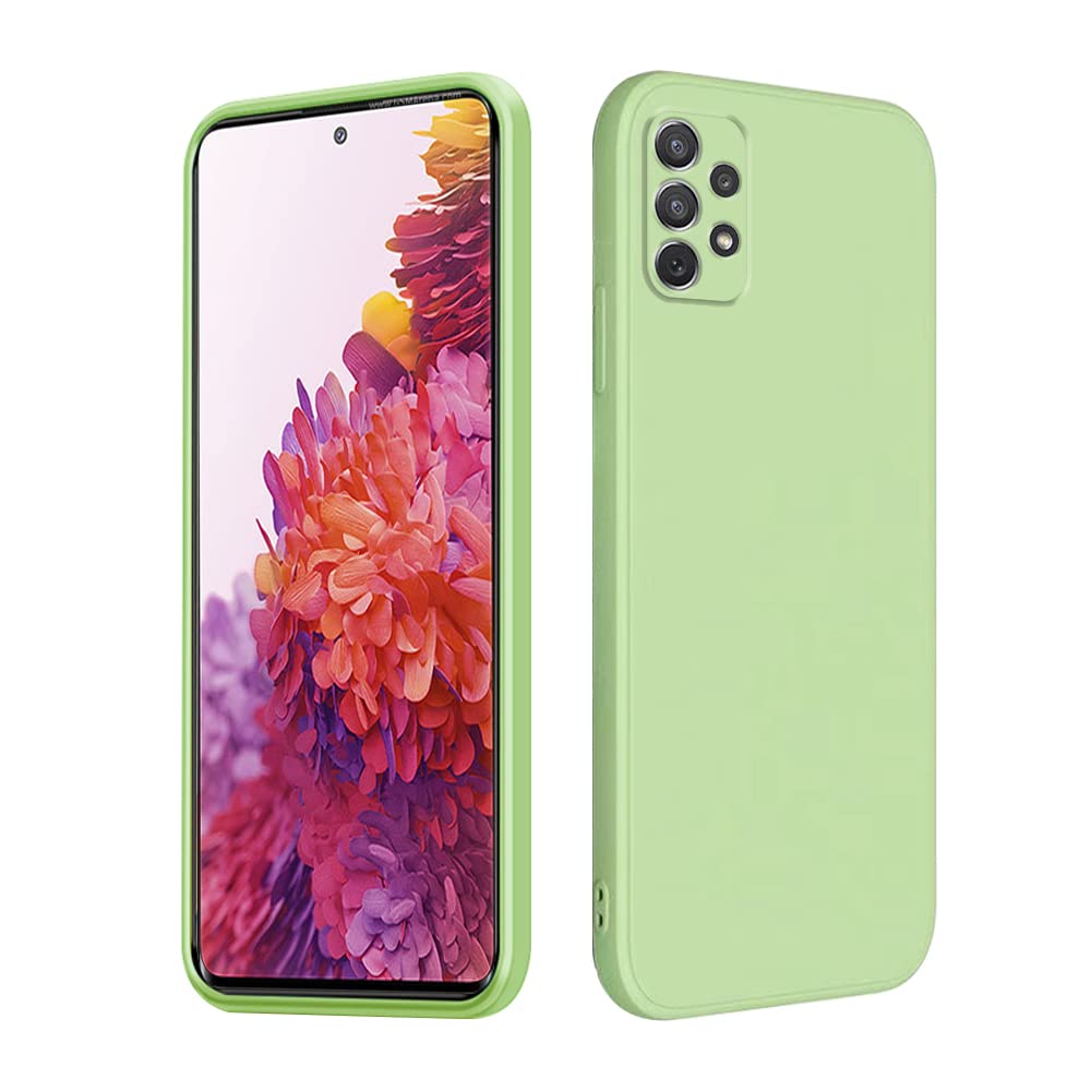 Samsung Galaxy A52 5G Case - Liquid Silicone Shockproof Cover with Soft Smooth Touch (Dark Green) | Slim Protective Phone Case for Everyday Use, Travel & Outdoor Activities