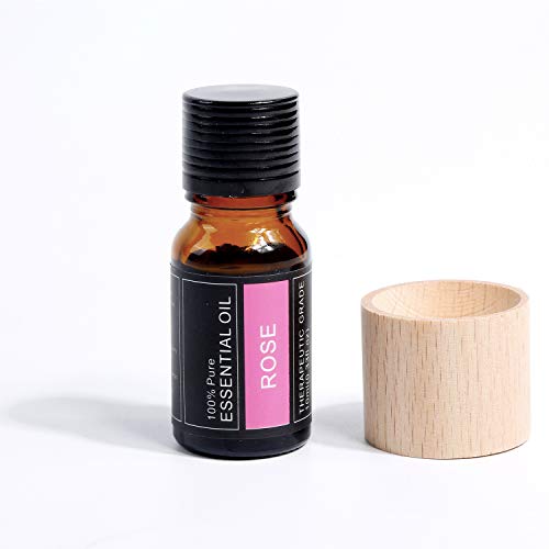 URUNIQ Pure Rose Essential Oil for Aromatherapy, Massage & Relaxation - 100% Natural Therapeutic Grade for Diffusers, Skincare & Home Fragrance