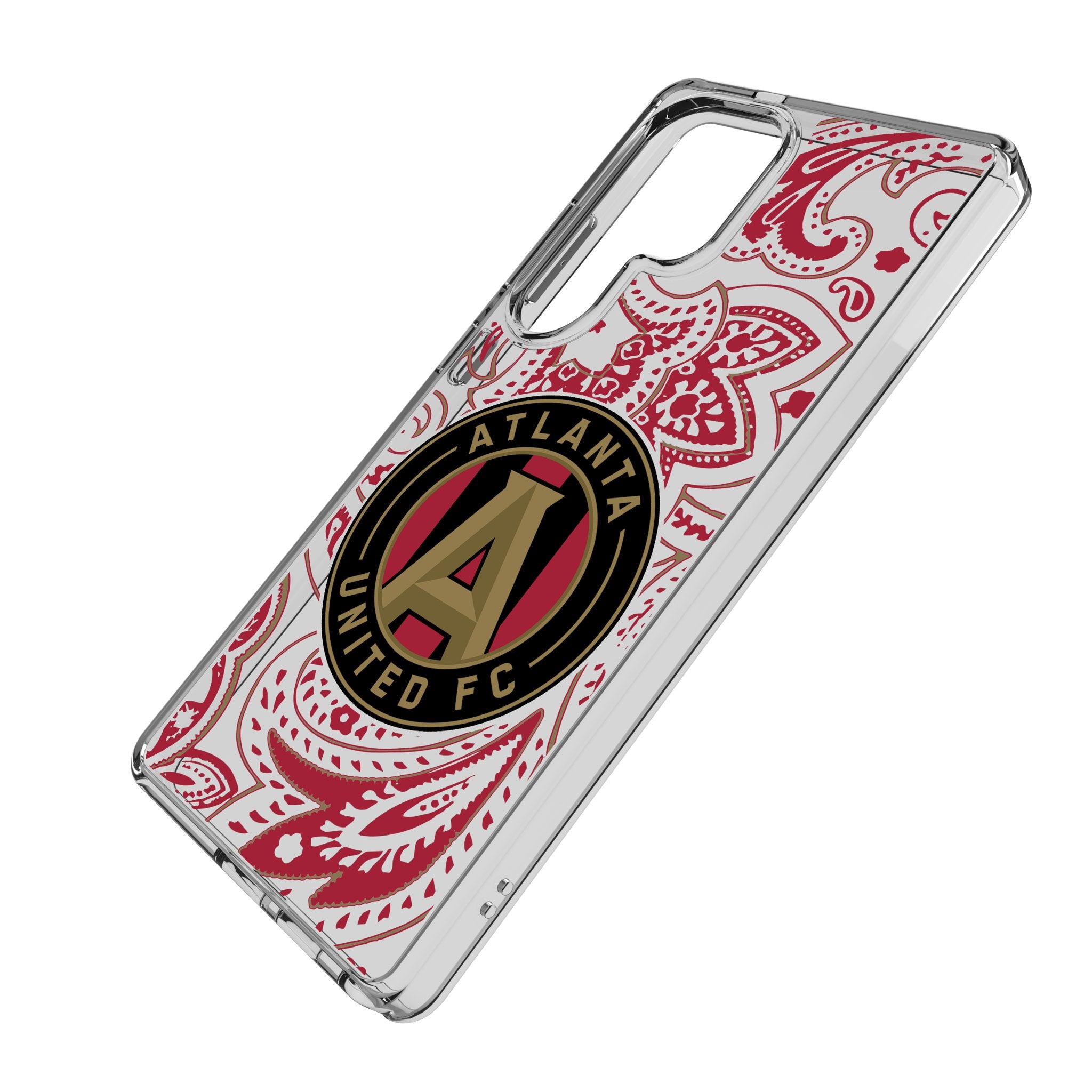 Atlanta United FC Paisley Clear Phone Case for Samsung Galaxy S21 S22 S23 - Durable Protective Cover with Slim Fit Design - Perfect for Fans, Gifts & Everyday Use