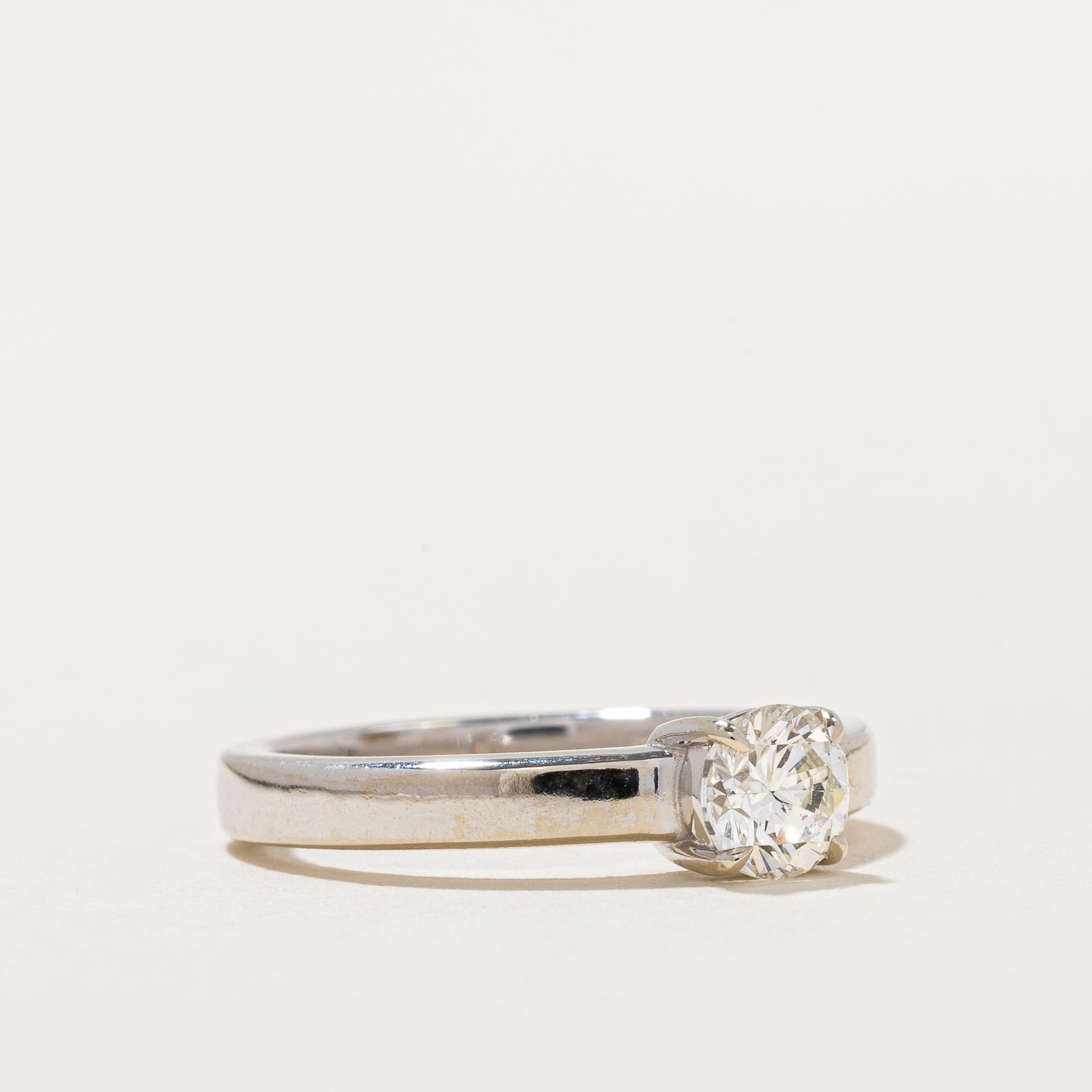 GIA Certified Diamond Engagement Ring - 0.53ct Round Cut Solitaire in Size 6.50 | Ideal for Proposals, Anniversaries & Special Occasions | 100 Ways Collection