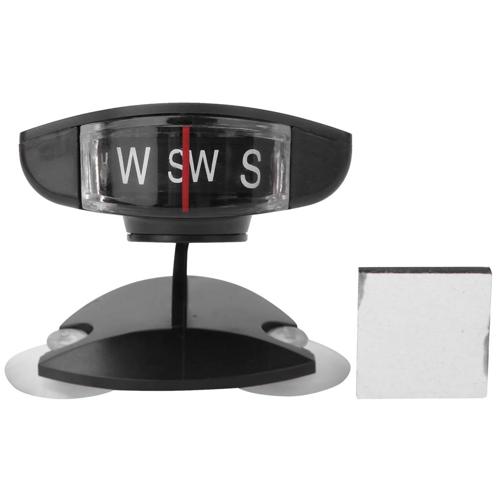 Alomejor Mini Car Compass Navigation Ball with Suction Cups - Dashboard Decor for Cars, Trucks & Boats | Perfect for Road Trips & Marine Navigation