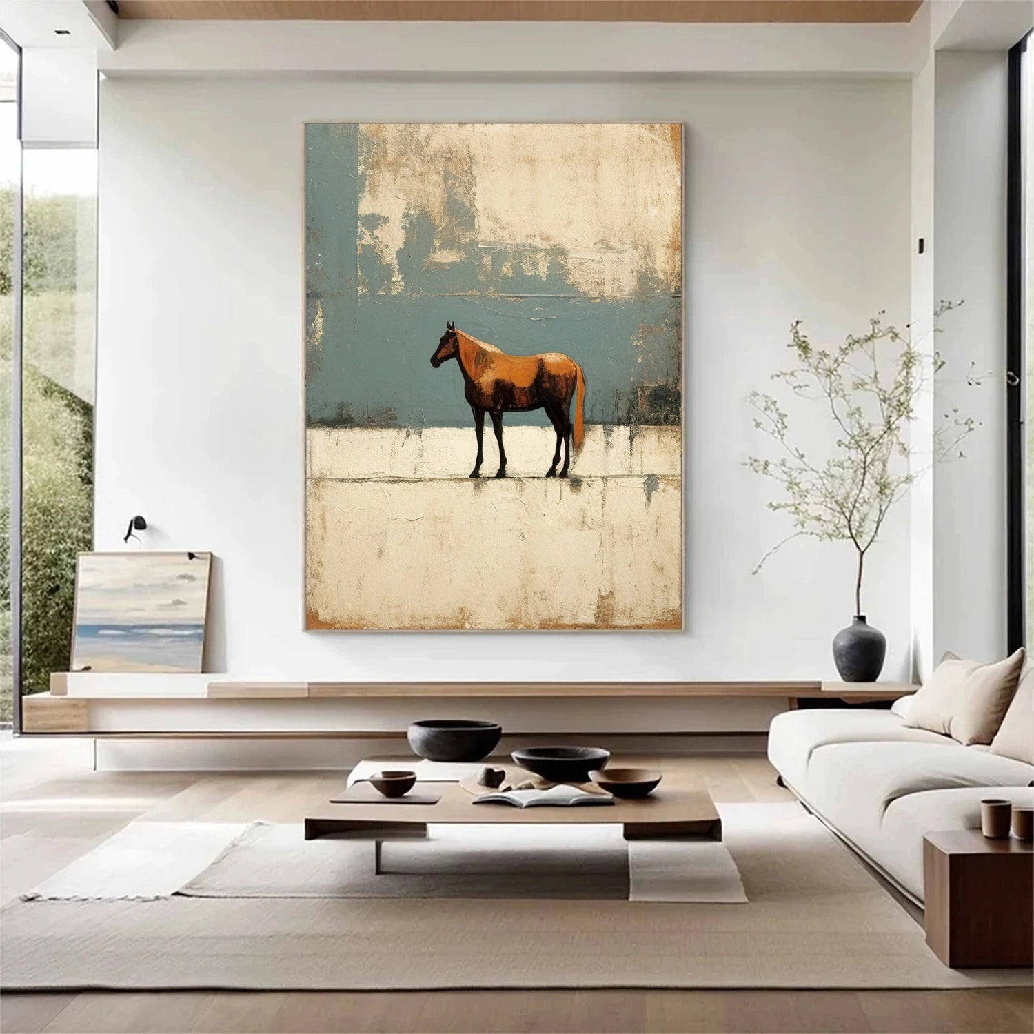 Animal Art Painting #AP134 - Handmade Wildlife Canvas Art for Home & Office Decor | Perfect for Living Room, Bedroom, or Gift