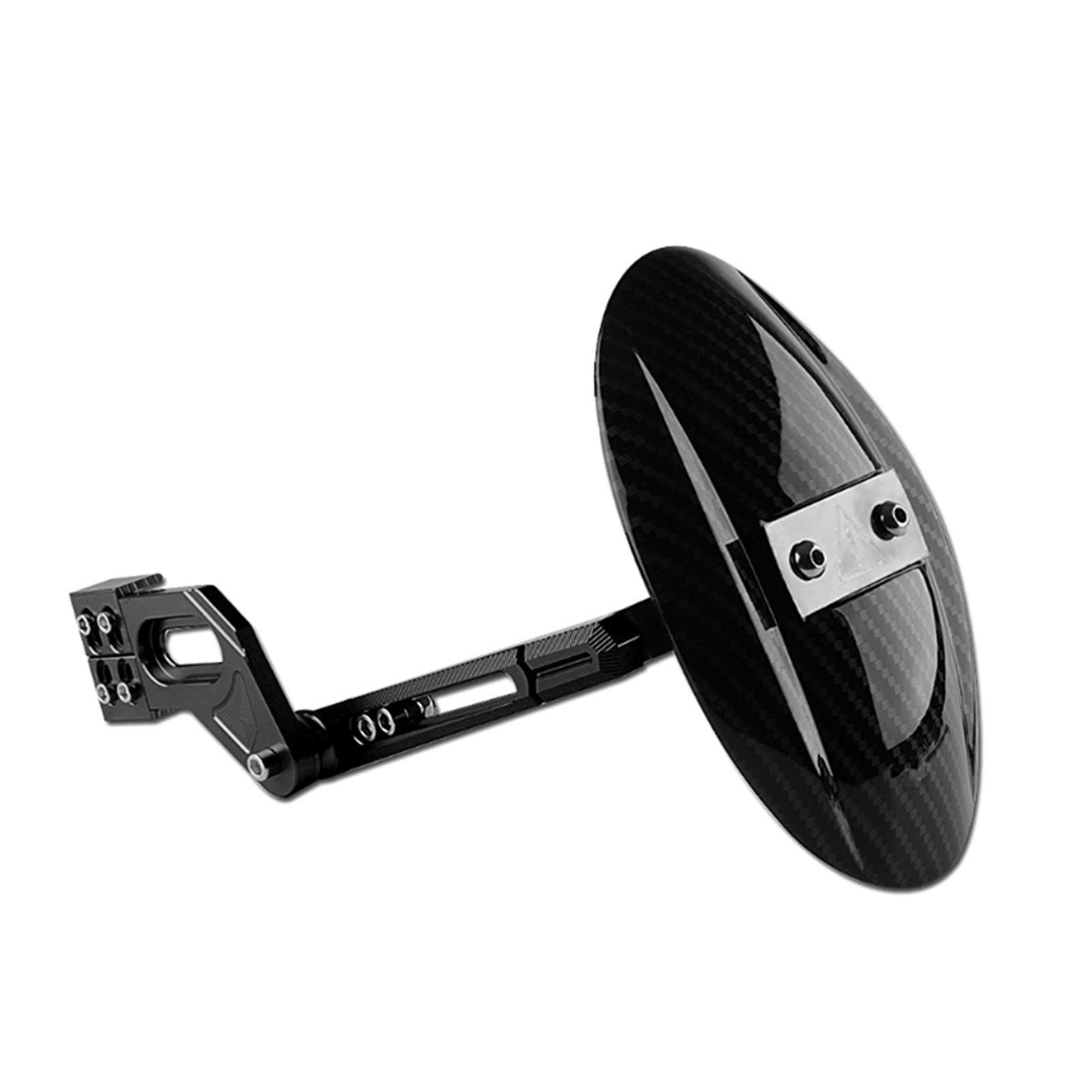 DLZYQ CNC Aluminum Alloy Motorcycle Rear Fender Mudguard - Compatible with Yamaha RC150, Kawasaki Z125, MSX125 - Durable Black Wheel Protector for Off-Road & Street Riding