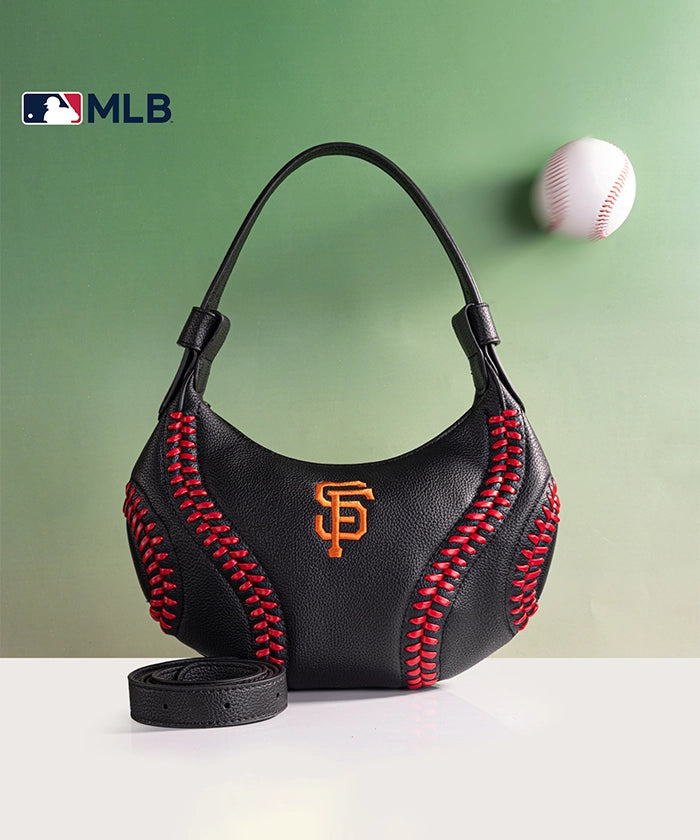 MLB San Francisco Giants Hobo Bag - Official Licensed Shoulder Bag for Women & Men - Perfect for Baseball Games, Travel & Everyday Use
