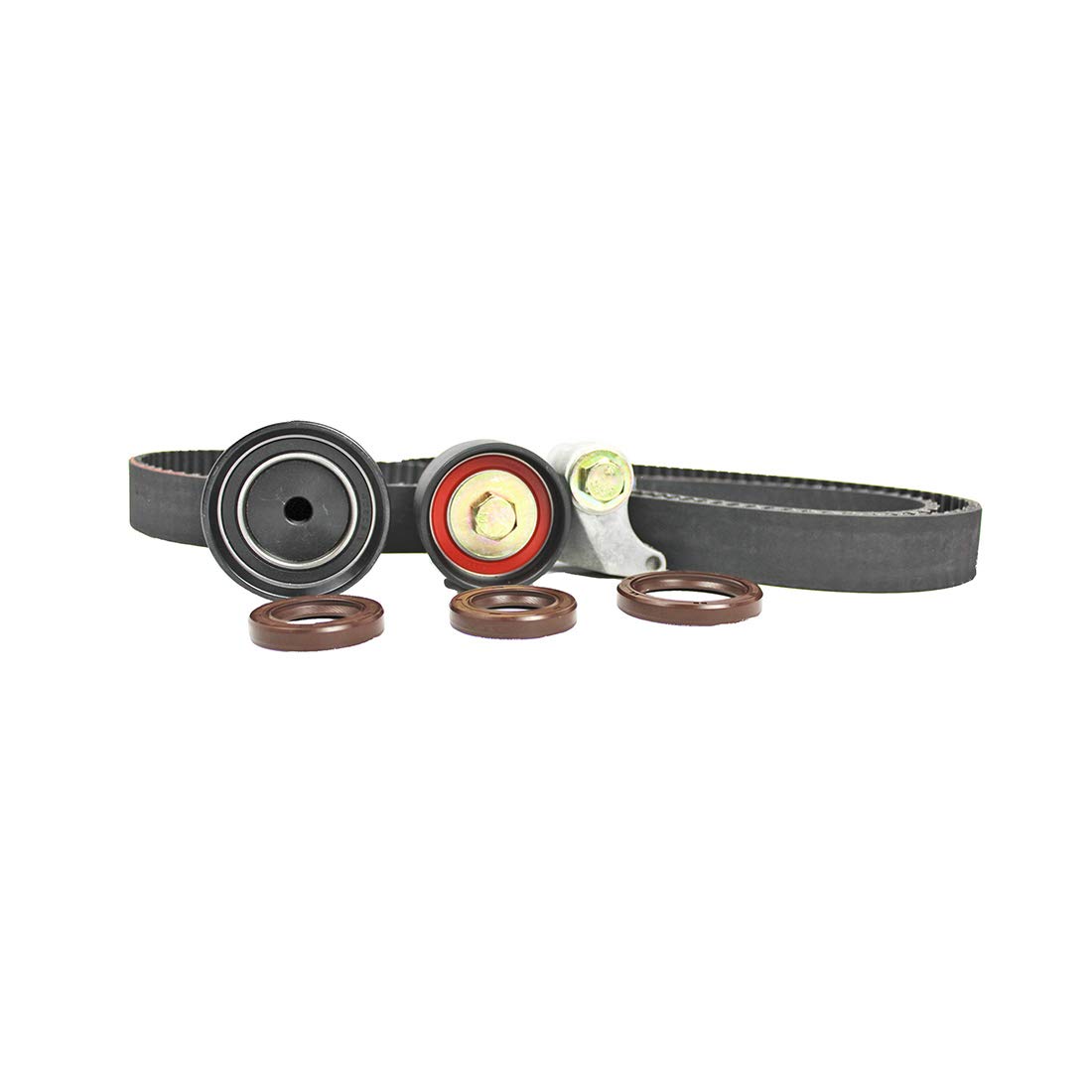 DNJ TBK351 Timing Belt Kit with Water Pump for 1995-1997 Acura, Honda, Isuzu Passport, Rodeo, SLX 3.2L V6 24V SOHC 3165cc - Complete Engine Maintenance Kit for Smooth Performance & Longevity