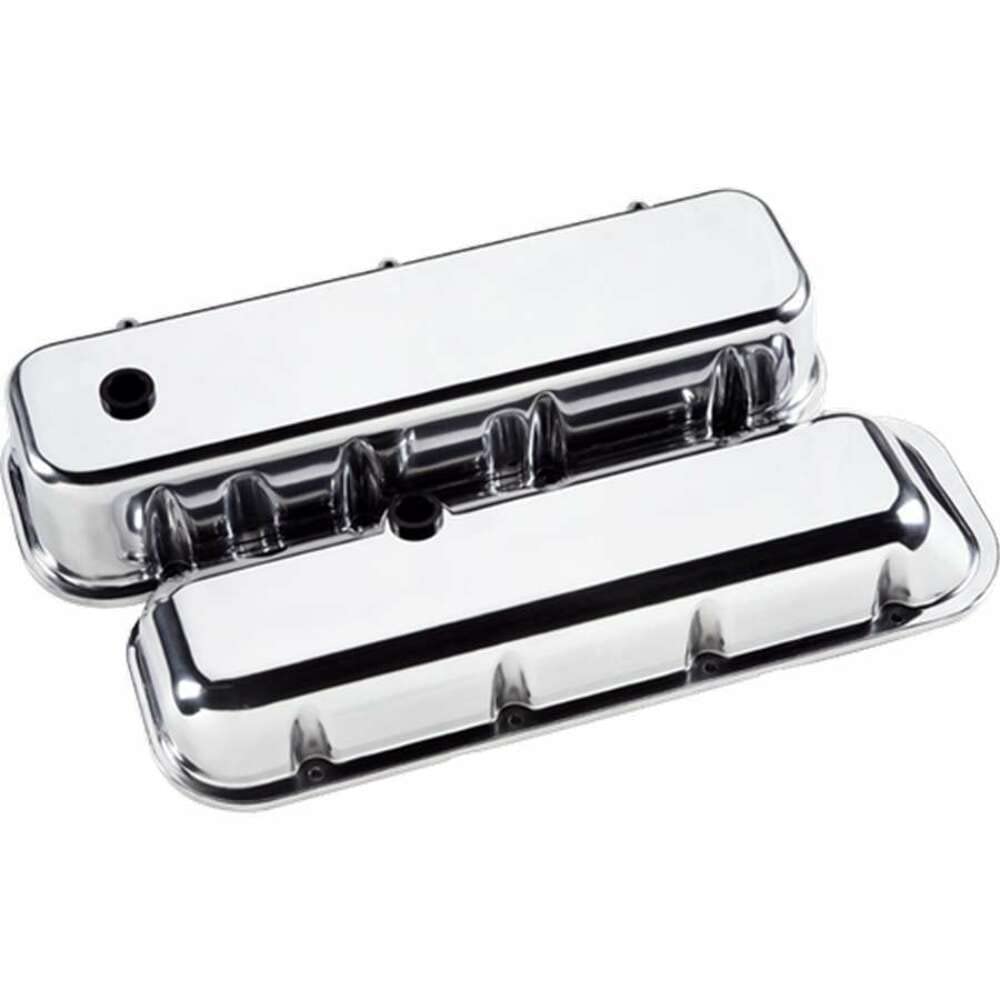 BILLET SPEC Valve Covers for Big Block Chevy - Tall Plain Design - High Performance Engine Upgrade for Muscle Cars & Hot Rods