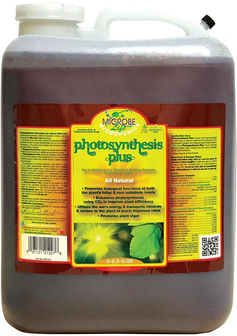 Microbe Life ML21772 Photosynthesis Plus Live Culture Plant Food - 5 Gallon Jug for Enhanced CO2 Conversion & Plant Growth | Ideal for Hydroponics, Greenhouses & Organic Farming