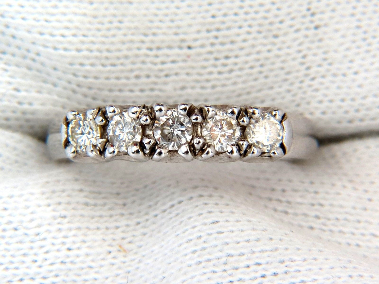 0.55CT Diamond Ring - Classic 14K Gold Wedding Band H/VS Quality - Perfect for Engagement, Anniversary & Special Occasion Gifts