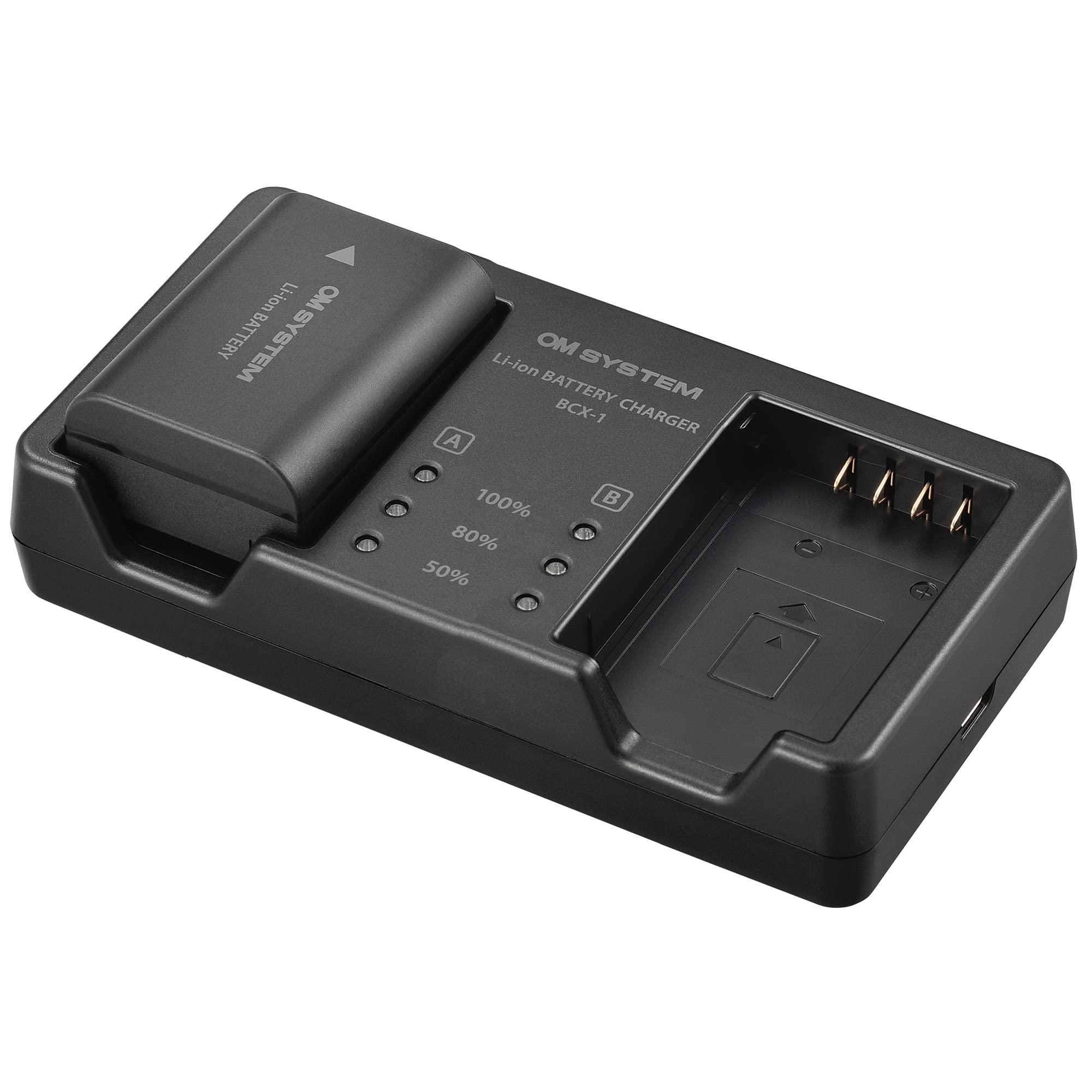 OM SYSTEM SBCX-1 Battery & Dual Charger Kit for OM-1 Camera - Replacement Power Solution for Travel, Wildlife & Outdoor Photography