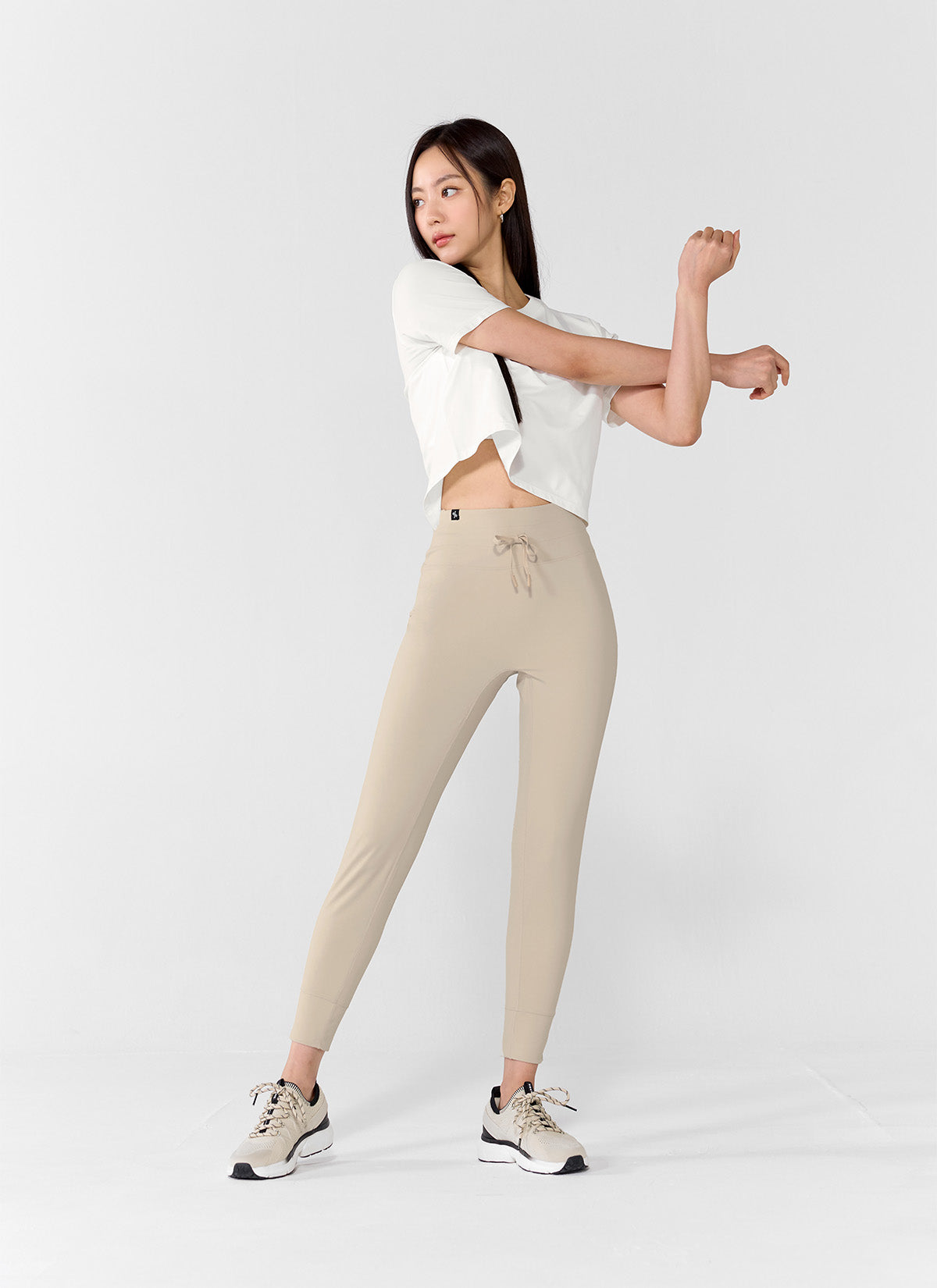 Basic Stretch Crop T-Shirts for Women - Comfortable Casual Short Sleeve Tops for Yoga, Workout & Everyday Wear