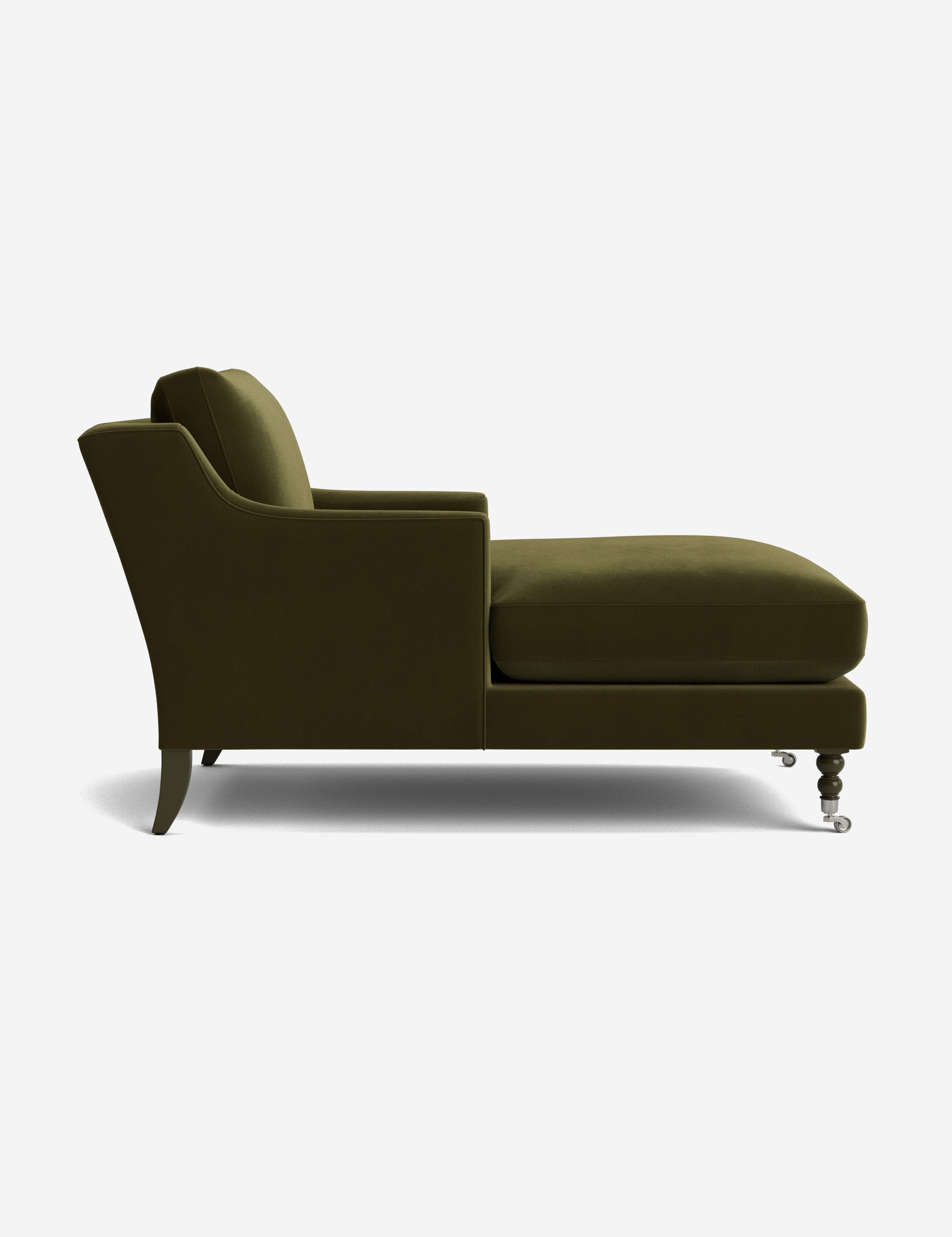 Fabienne Chaise Lounge Chair - Modern Accent Chair for Living Room, Bedroom & Office - Stylish Upholstered Armchair with Wooden Legs - Perfect for Relaxing, Reading & Decorating