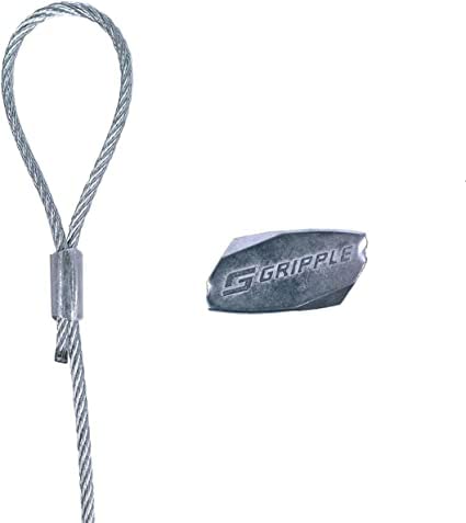 Stainless Steel Loop Hangers - Heavy Duty 10/30 FT Pack (Set of 3) - Perfect for Hanging Plants, Tools & Garage Organization