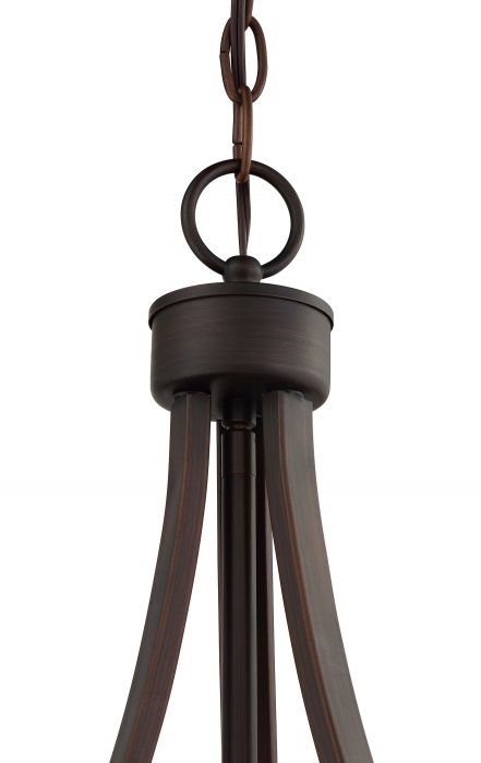 Craftmade Malaya 6-Light Pendant Chandelier in Aged Bronze Brushed Finish - 54596 ABZ - Perfect for Dining Room, Kitchen Island, or Entryway Lighting