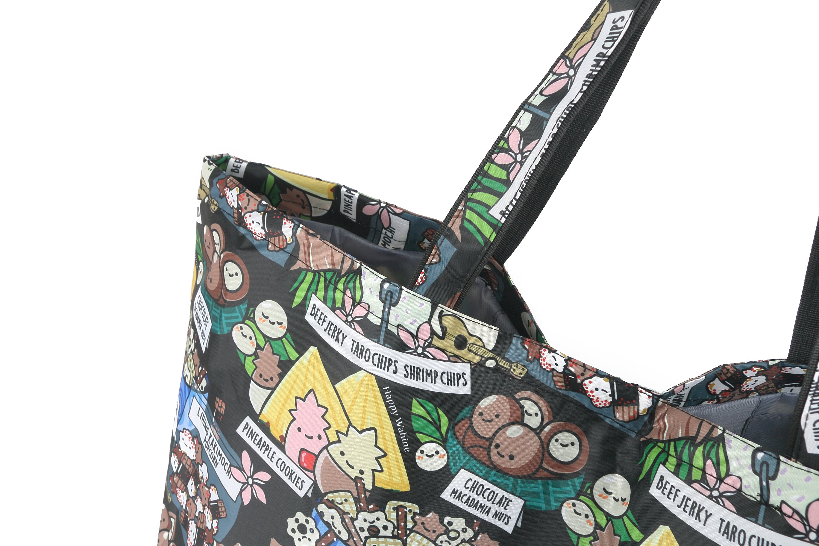 Stylish Black Carry All Tote Bag for Travel, Work & Shopping - Perfect for Carrying Local Snacks, Essentials & Daily Items