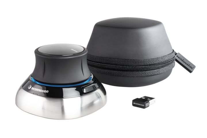 3Dconnexion SpaceMouse Wireless 3D Mouse - Ergonomic CAD Design Controller for 3D Modeling, Animation & Engineering | Compatible with AutoCAD, SolidWorks, Maya | Perfect for Architects, Designers & Engineers