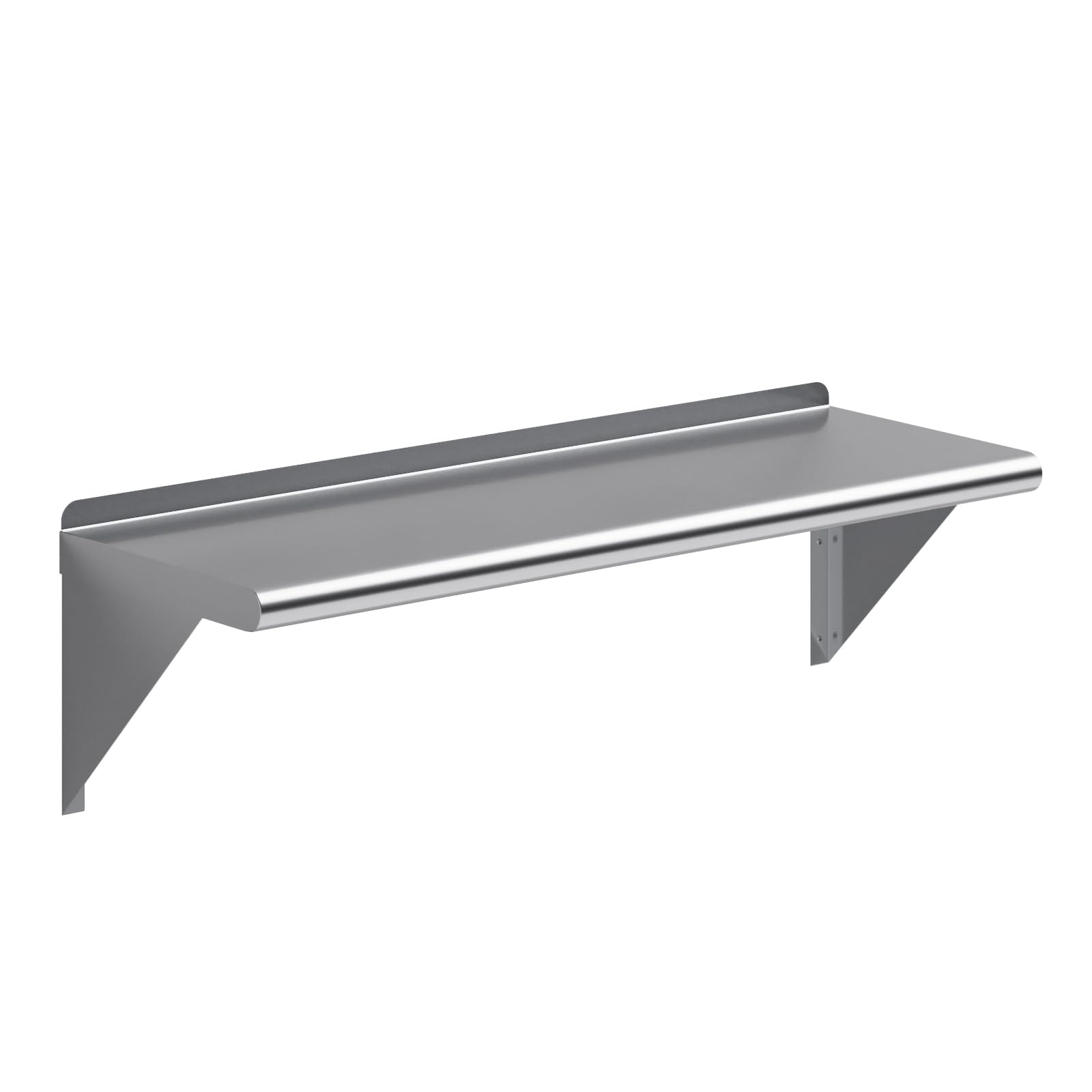 AmGood Stainless Steel Wall Shelf | NSF Certified Metal Shelf for Kitchen, Garage & Commercial Use | 50+ Custom Size & Color Options | Heavy Duty Storage Solution for Restaurants, Warehouses & Home Organization