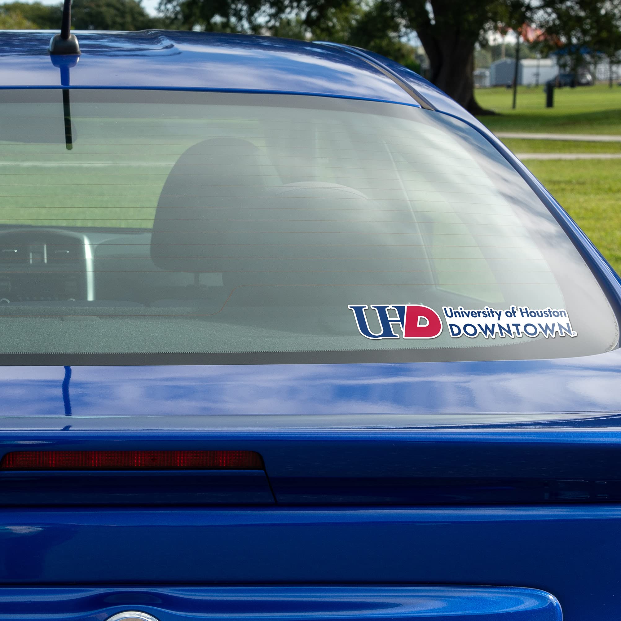 University of Houston Downtown UHD Desert Cactus Logo Vinyl Decal Sticker - 8 Inch Waterproof Decal for Laptop, Water Bottle, Car, Scrapbook - Perfect for College Students, Alumni & Fans