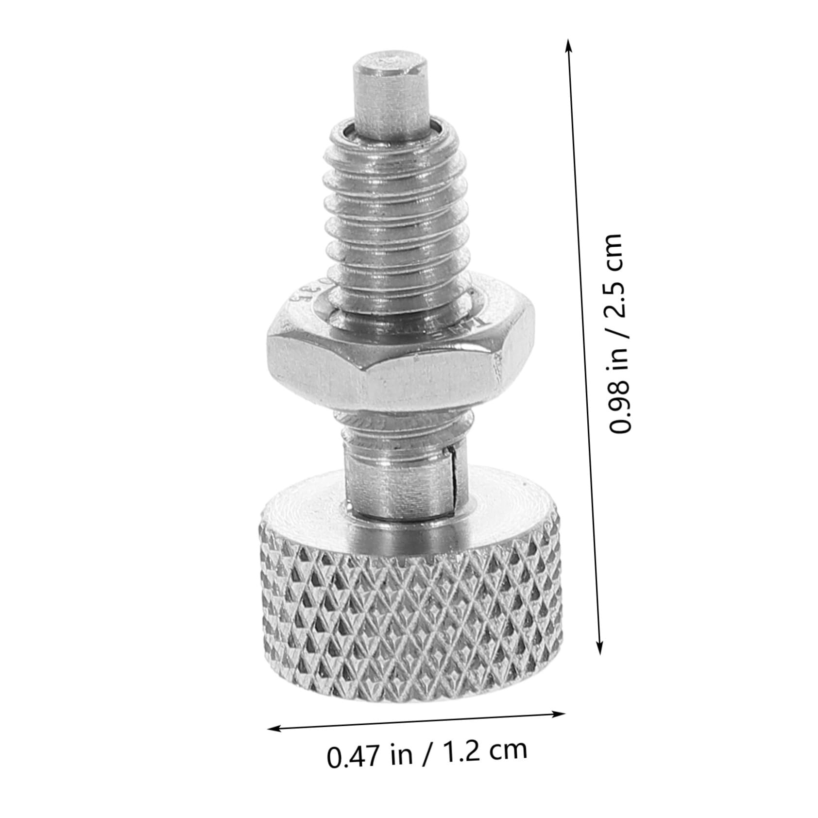 Retractable Spring Plunger - Heavy Duty Tool Box Lock Knob & Pull Ring Pin Replacement - Perfect for Industrial Equipment, Machinery, and DIY Toolbox Security