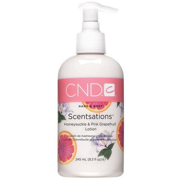 CND Scentsation Honeysuckle & Pink Grapefruit Hand & Body Lotion 8.3 fl oz - Moisturizing & Nourishing for Dry Skin - Perfect for Daily Use at Home, Office or Travel