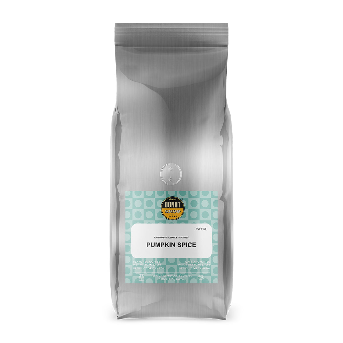 Premium Donut Shop Pumpkin Spice Whole Bean Coffee - 2 lb Bag, 100% Arabica, Medium Roast, Fall Seasonal Blend - Perfect for Autumn Mornings, Holiday Gifting & Cozy Coffee Breaks