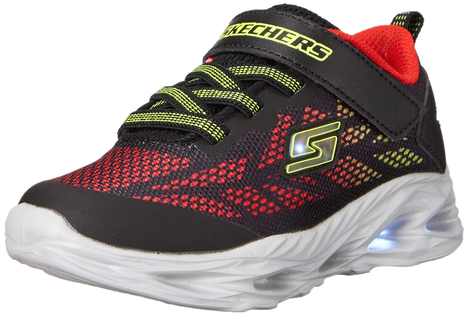 Skechers Kids Boys' Light-Up Sneakers - Vortex-Flash 400030L (Little Kid/Big Kid) | Comfortable LED Running Shoes for Active Play & Night Safety