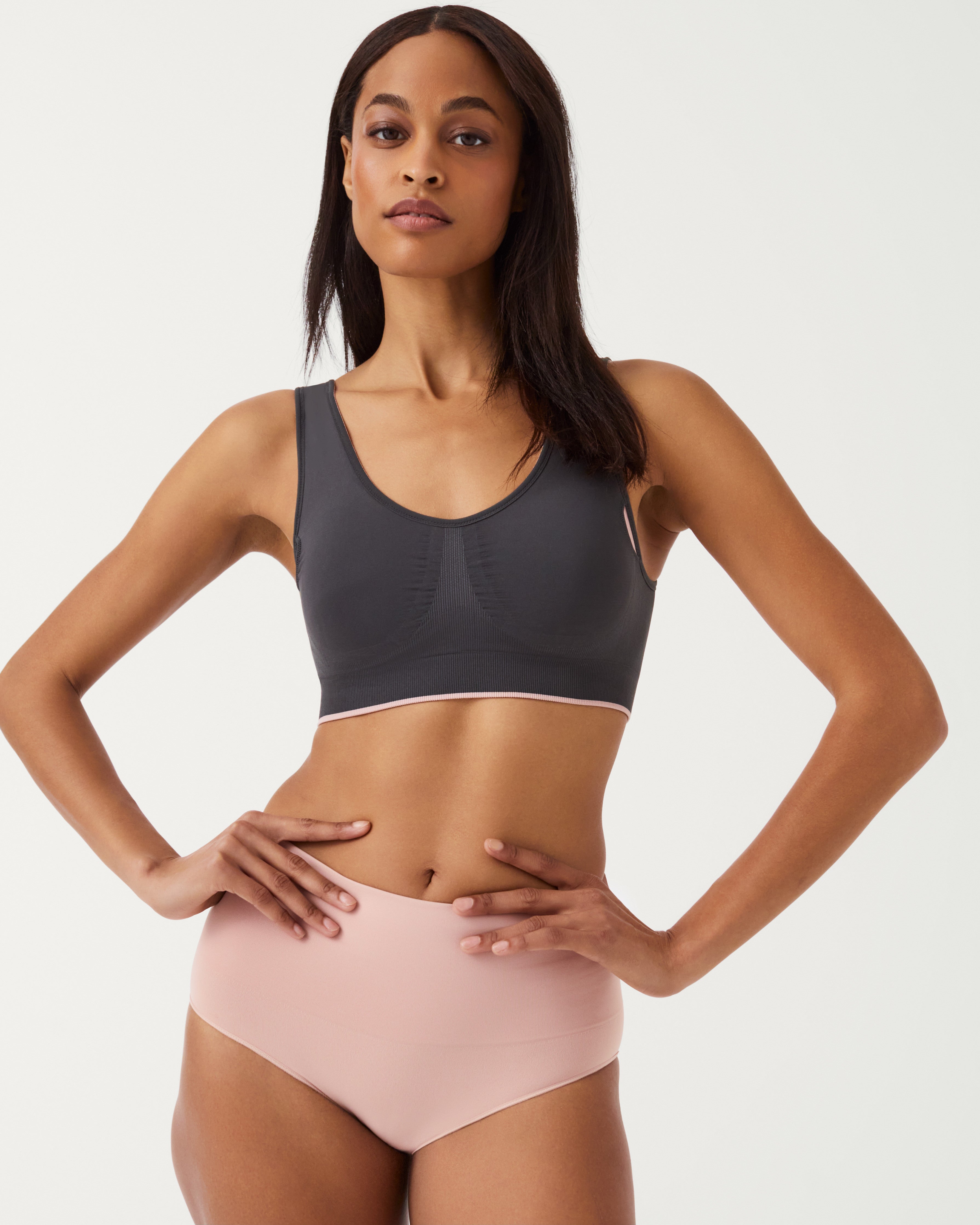 SPANX® Breast of Both Worlds® Reversible Comfort Bra - Wireless Support for Everyday Wear & Workout | Seamless T-Shirt Bra for Women