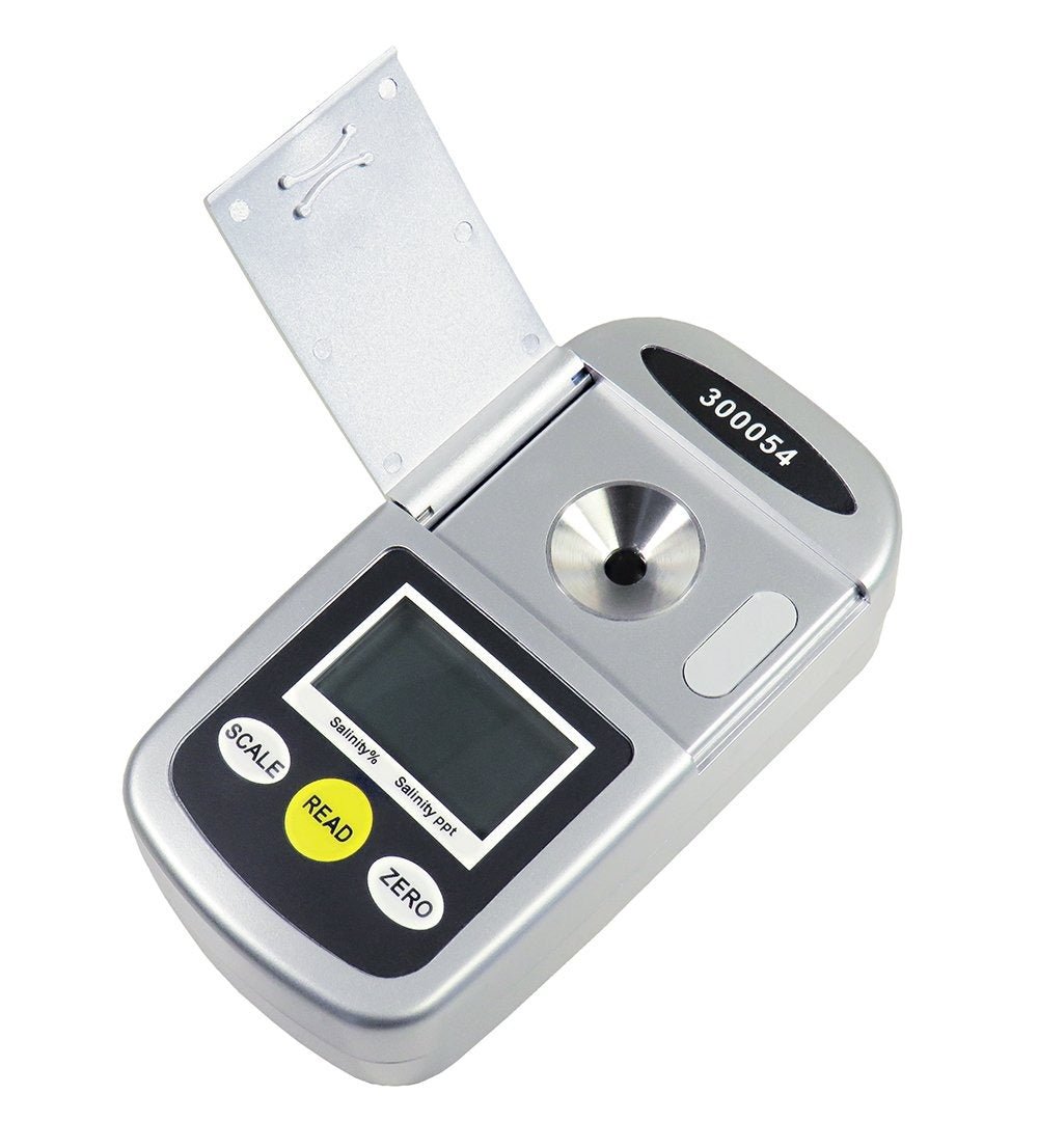 Digital Pocket Refractometer for Salinity Testing - Brix & Saltwater Concentration Measurement Tool for Aquariums, Hydroponics, Food Processing, and Marine Applications
