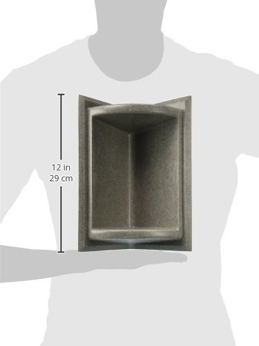 Swanstone SS07211.071 White Corner Soap Dish for Bathroom - Durable Ceramic Soap Holder for Shower, Sink, and Vanity - Perfect for Home, Hotel, and Spa Use