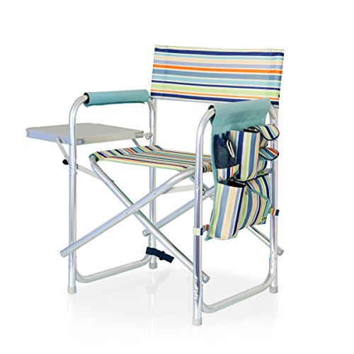 St. Tropez Collection - Sky Blue With Multi Stripe Pattern