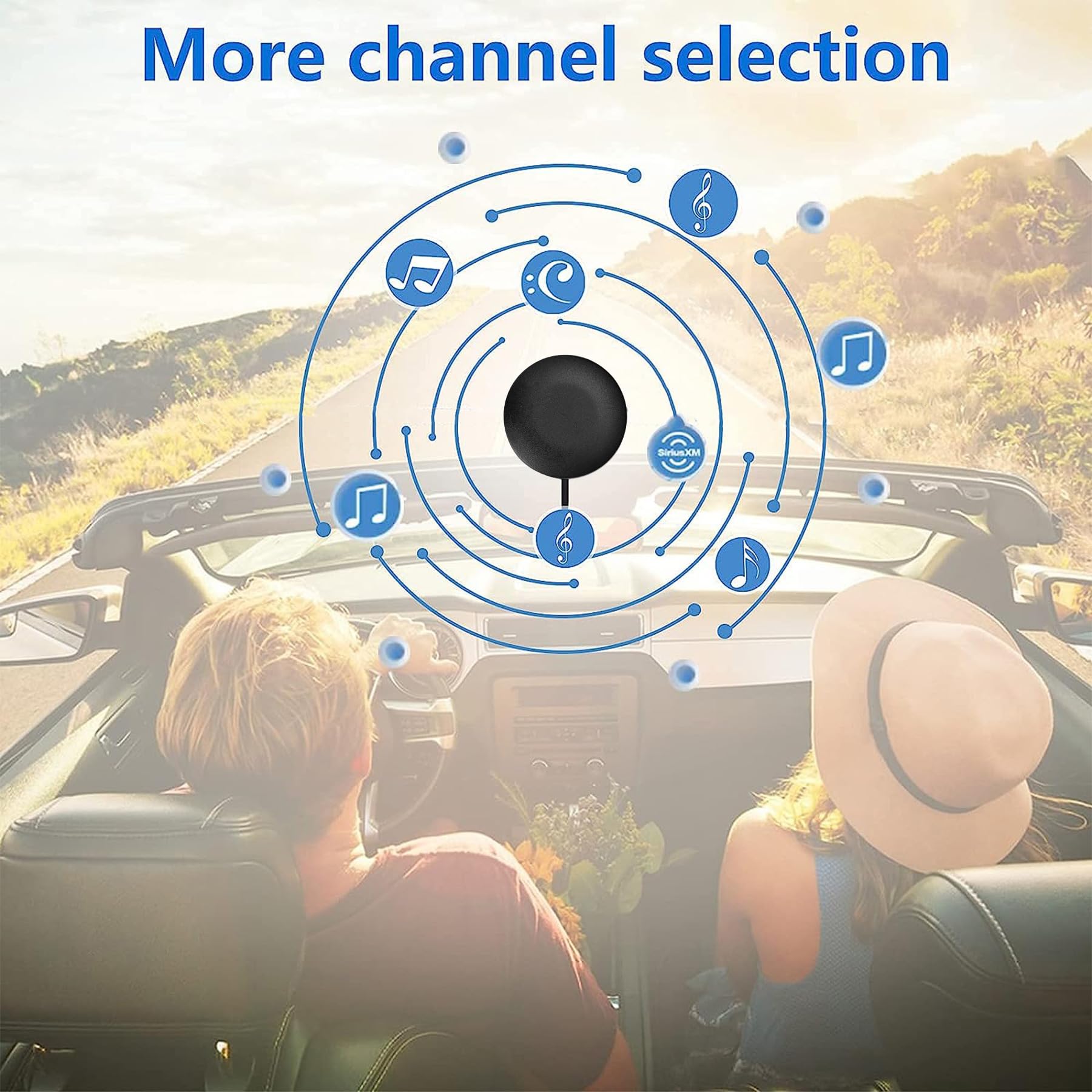 Universal FM Car Radio Antenna with DIN Plug - 3m Extension Cable for Vehicle, Truck, SUV - Windshield Mount Stereo Antenna for Clear Radio Reception | Perfect for Road Trips, Commuting & Outdoor Adventures