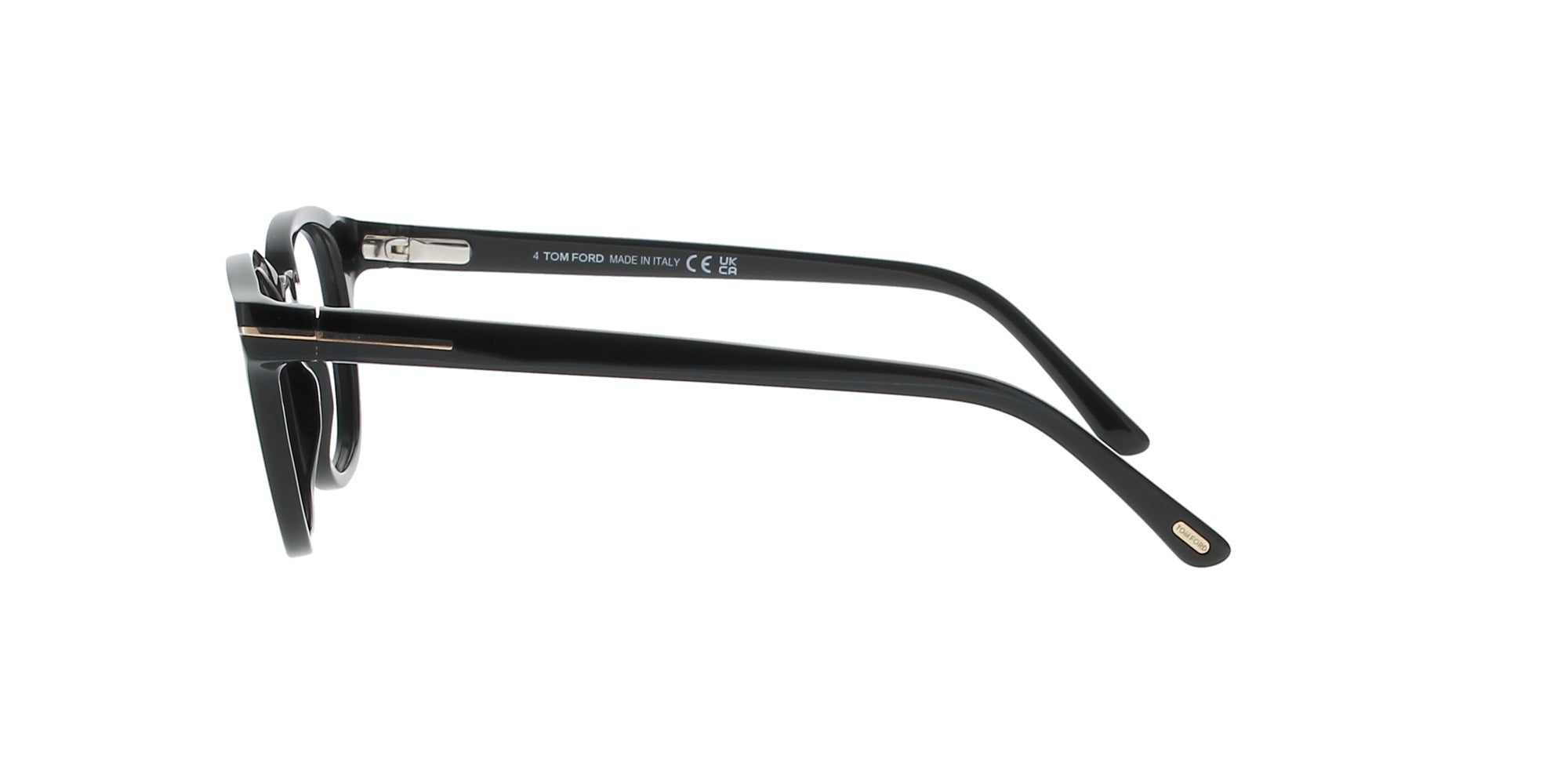 Tom Ford Black Blue Light Blocking Glasses with Clip-On - Stylish & Protective for Screen Time, Gaming, and Office Work