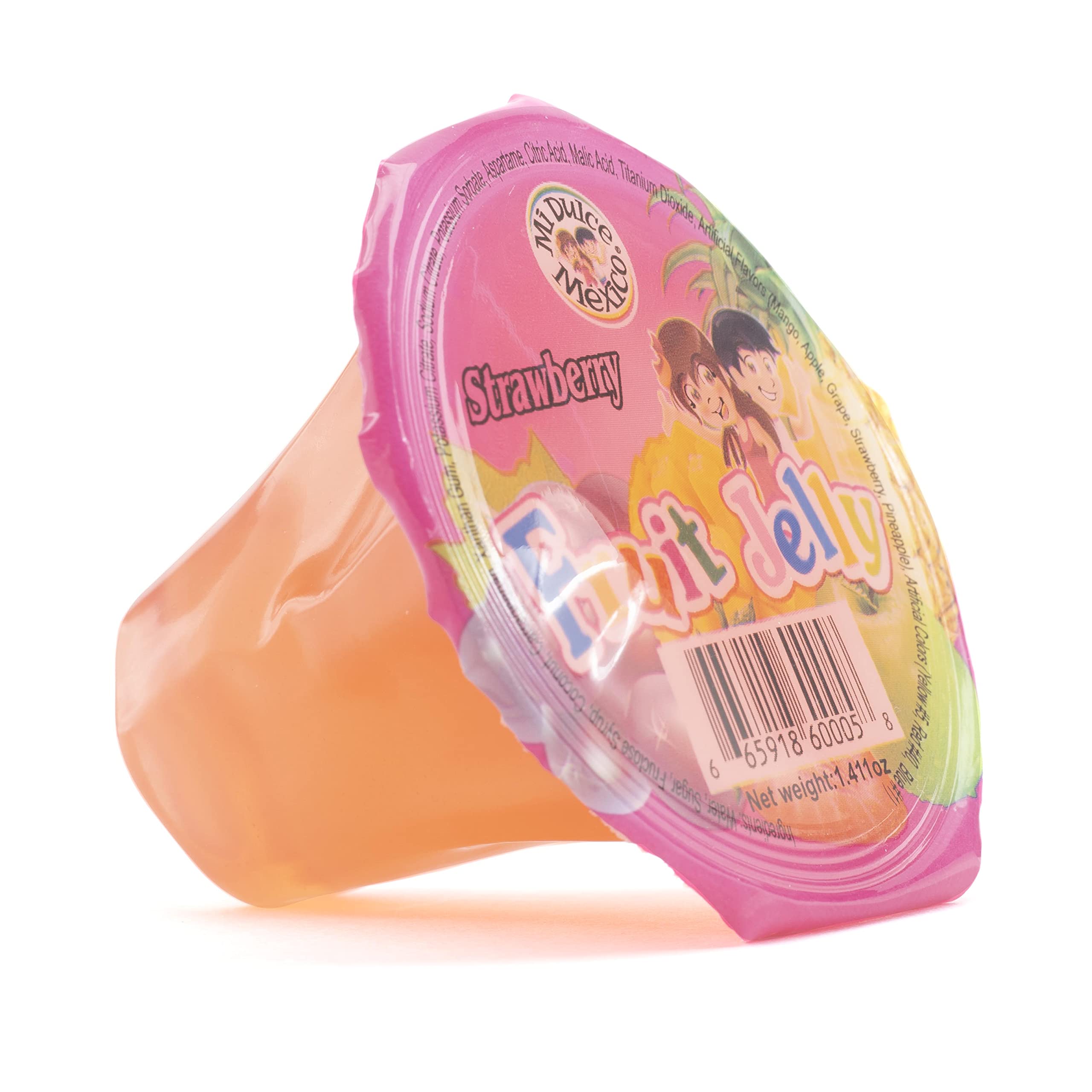 MDM Fruit Jelly Cups in Mesh Bags - 11.29oz (8 Cups) - Perfect for Snacks, Lunchboxes & Party Favors - Bulk Pack of Sweet Treats for Kids & Adults