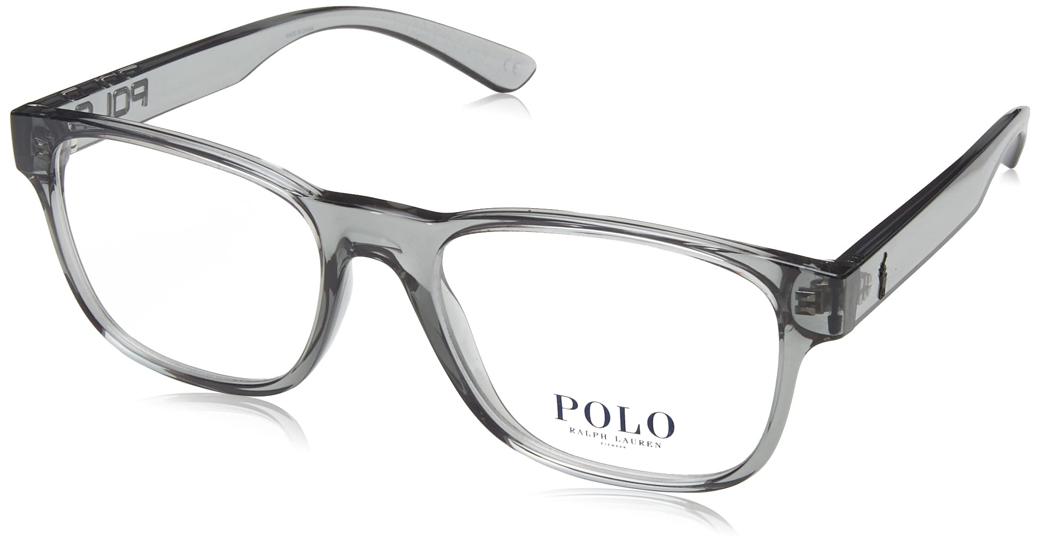 POLO RALPH LAUREN Men's Rectangular Prescription Eyeglass Frames - Classic Designer Eyewear for Work, Reading & Everyday Wear (Model PH2221)