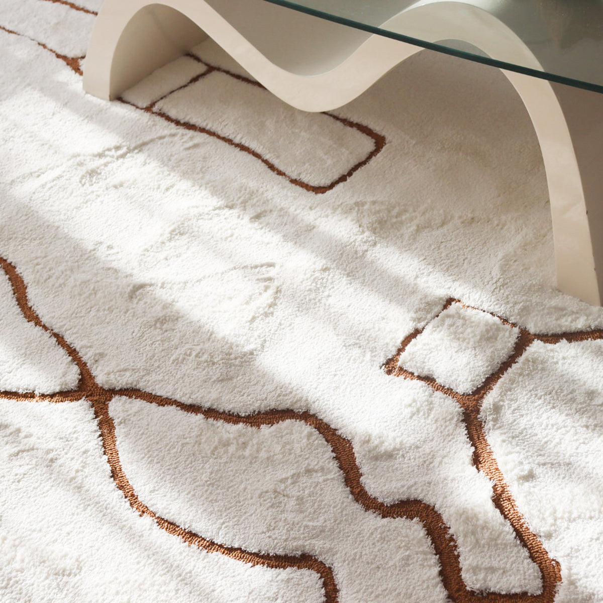 Alayna Tribal Shag Rug - Soft Bohemian Area Rug for Living Room, Bedroom, or Nursery | Fluffy & Cozy Home Decor