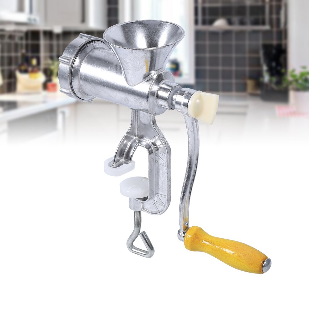 Premium Manual Meat Grinder - Heavy Duty Aluminum Alloy Hand Crank Meat Mincer for Beef, Chicken, Sausage | Perfect for Home Kitchen, Restaurant, Butcher Shop & Outdoor Camping Cooking