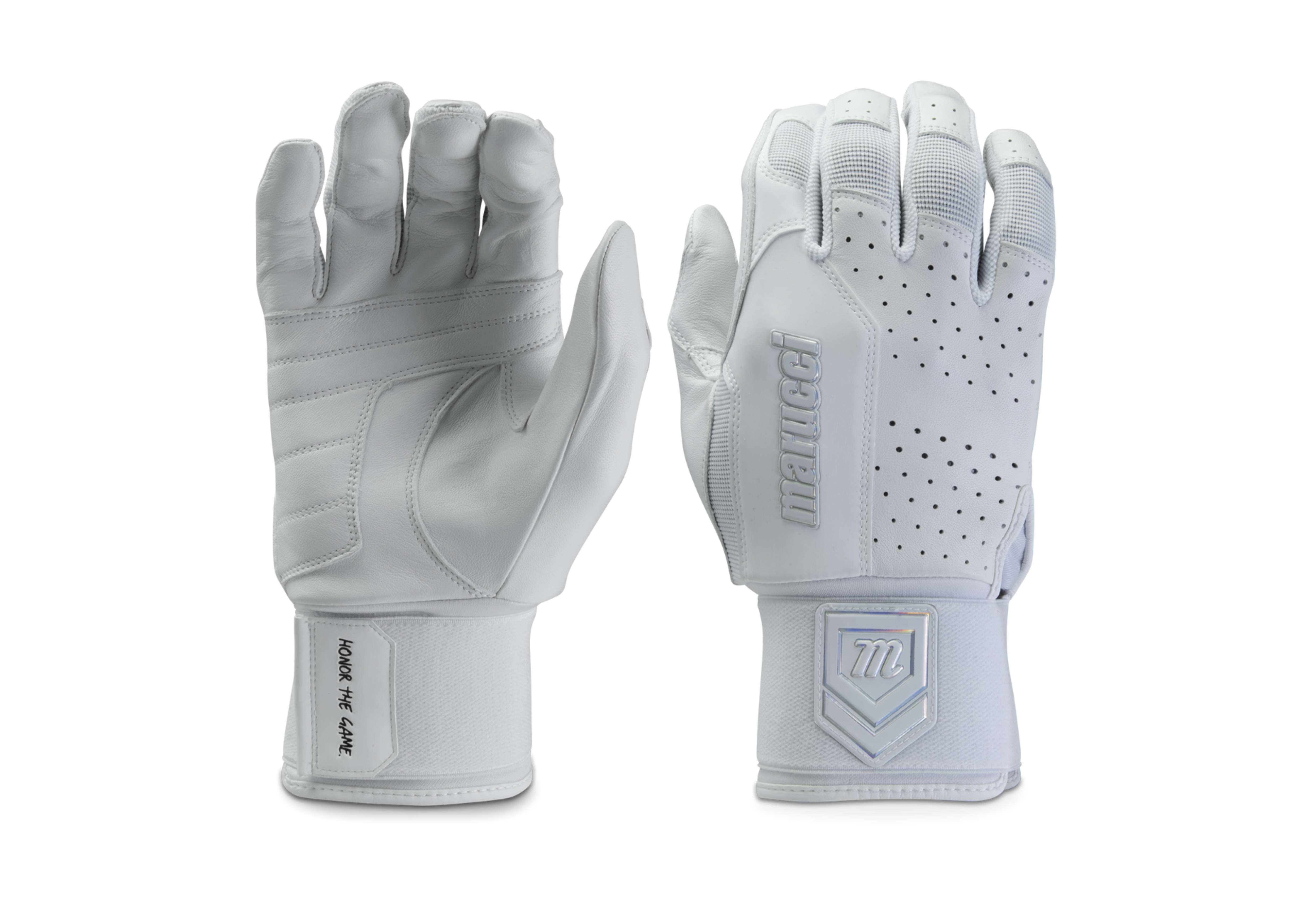 Marucci Adult Luxe Batting Gloves - Premium Baseball & Softball Hitting Gloves for Men & Women - Perfect for Training, Games & Practice Sessions