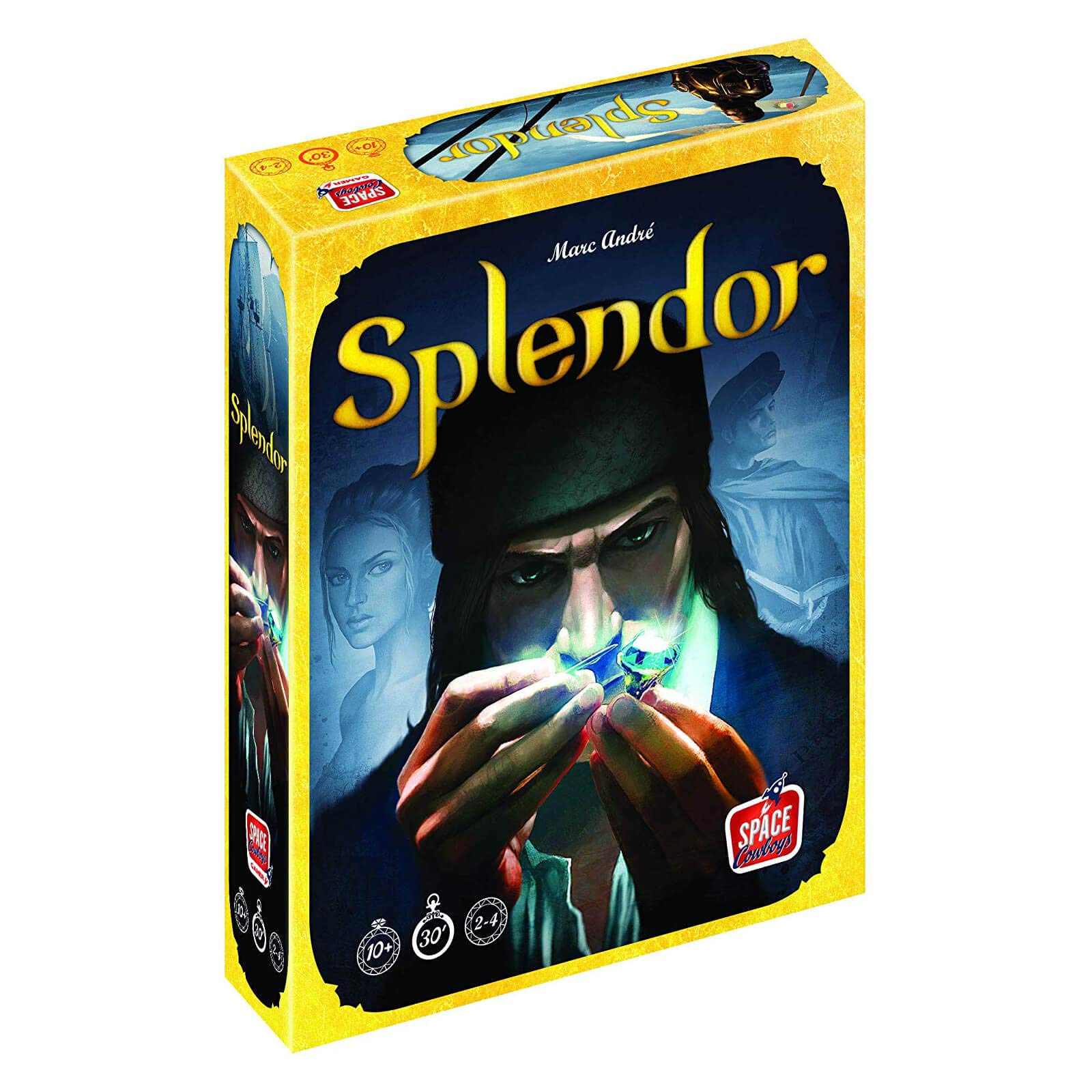 Splendor Board Game for Adults & Family | Strategy Game for 2-4 Players Ages 10+ | 30 Min Playtime | Perfect for Game Nights & Family Gatherings | Space Cowboys